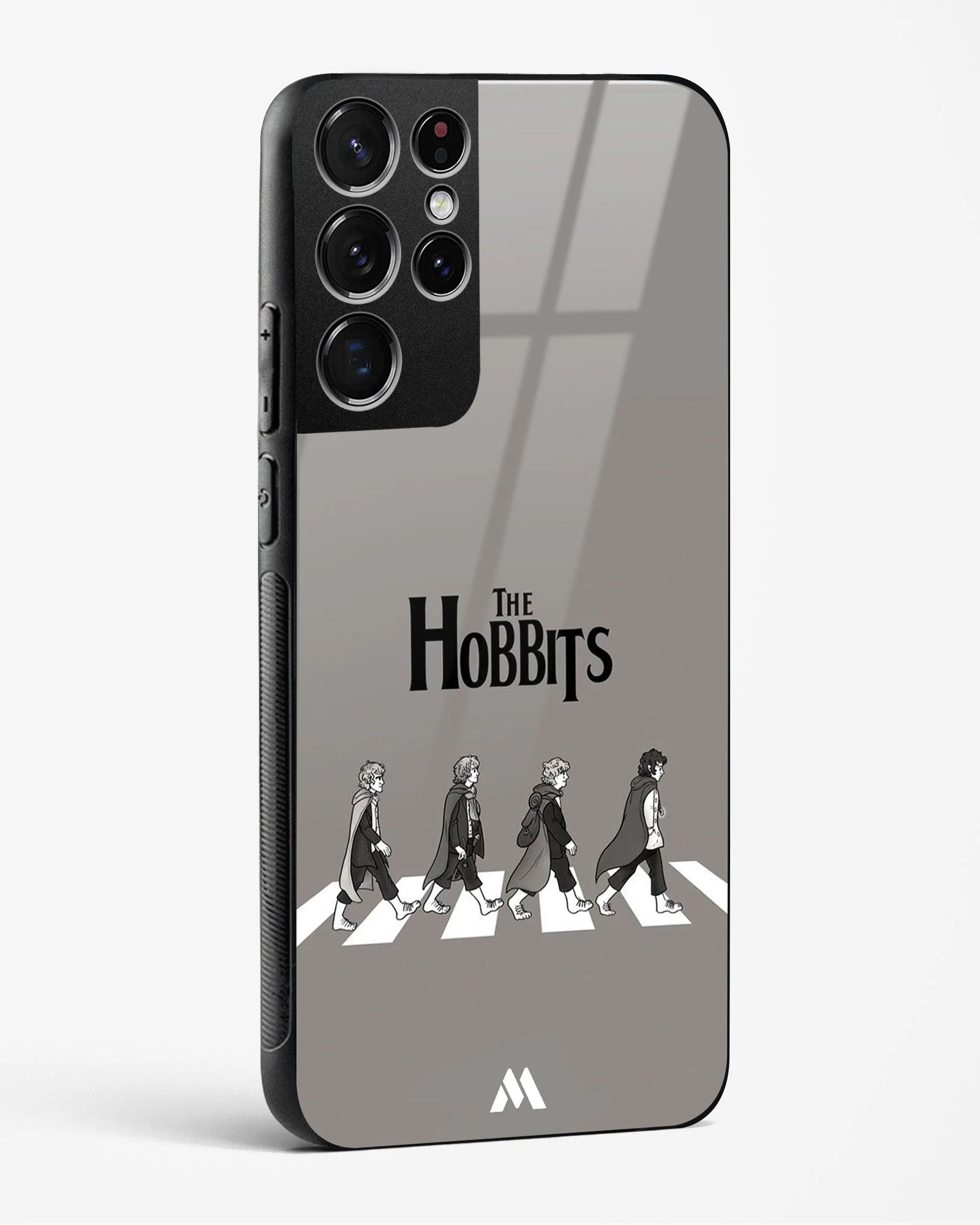 Hobbits at the Abbey Road Crossing Glass Case Phone Cover (Samsung) - Image 192