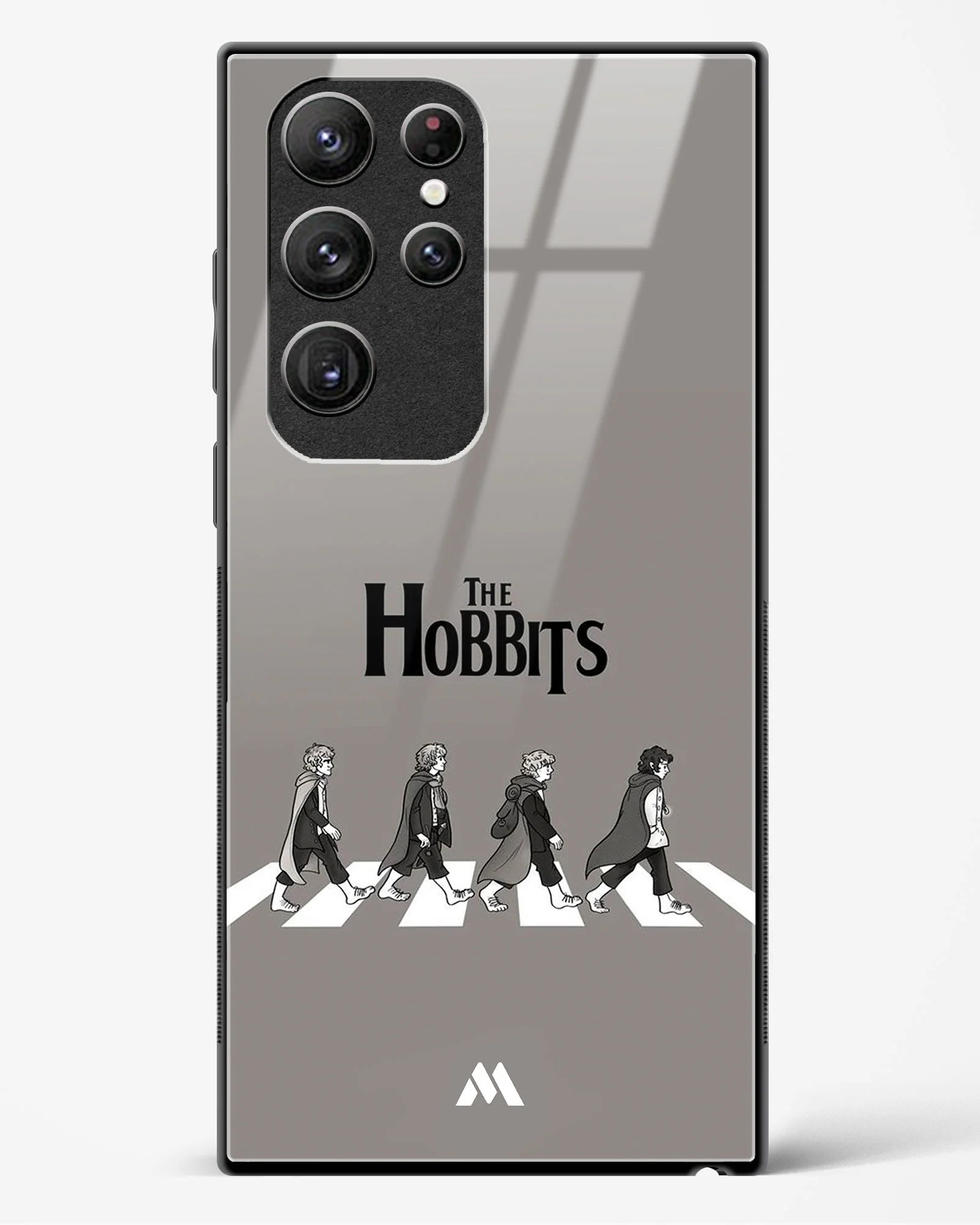 Hobbits at the Abbey Road Crossing Glass Case Phone Cover (Samsung) - Image 199