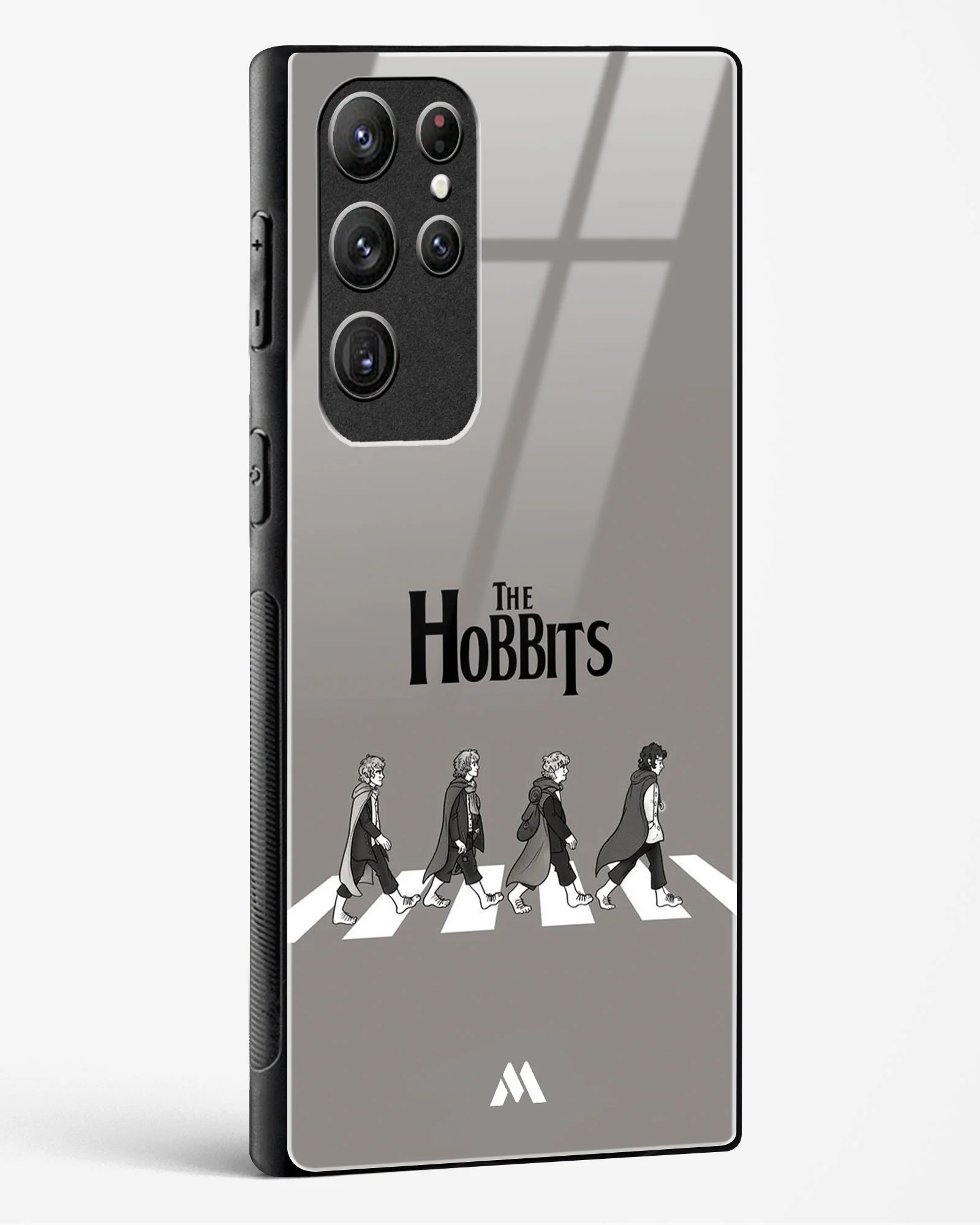Hobbits at the Abbey Road Crossing Glass Case Phone Cover (Samsung) - Image 200