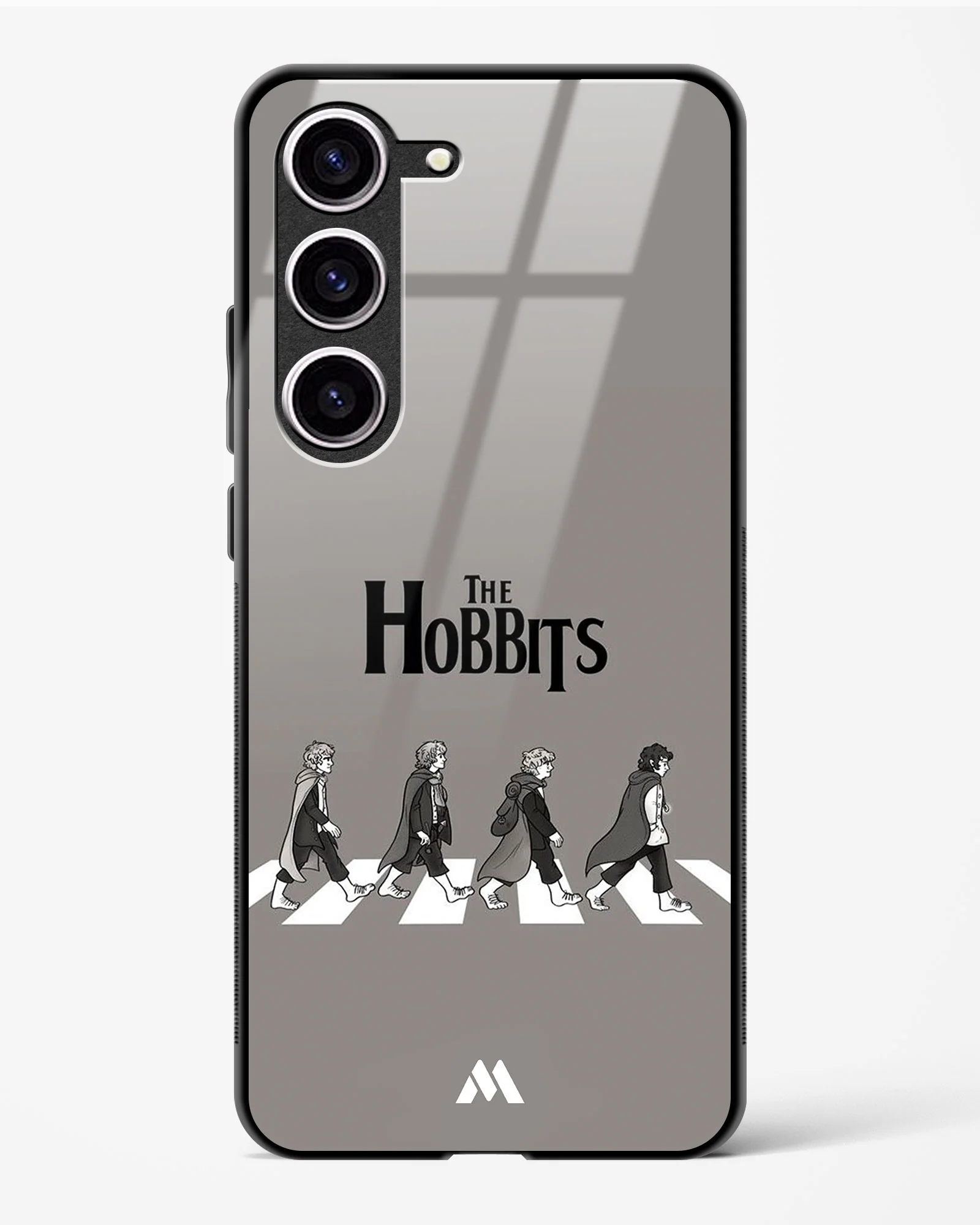 Hobbits at the Abbey Road Crossing Glass Case Phone Cover (Samsung) - Image 203