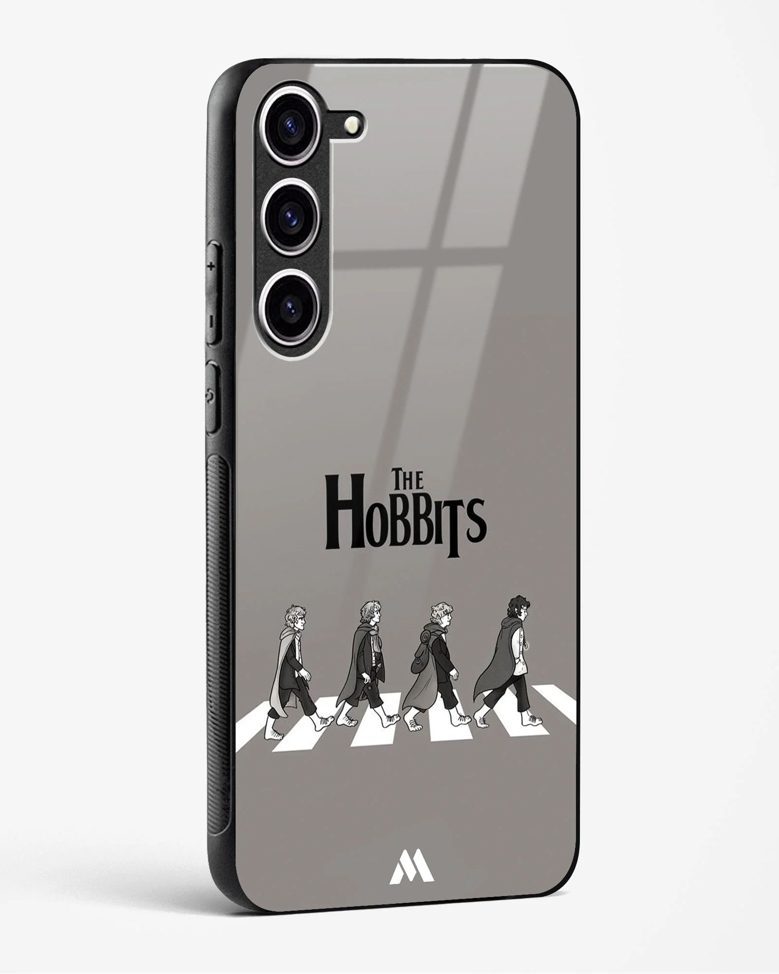 Hobbits at the Abbey Road Crossing Glass Case Phone Cover (Samsung) - Image 204