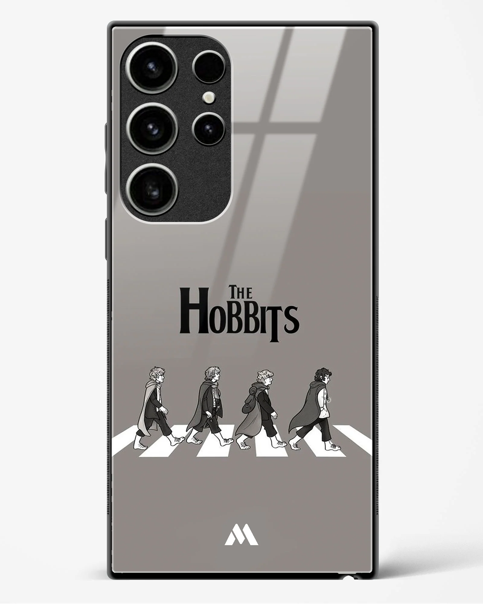 Hobbits at the Abbey Road Crossing Glass Case Phone Cover (Samsung) - Image 205