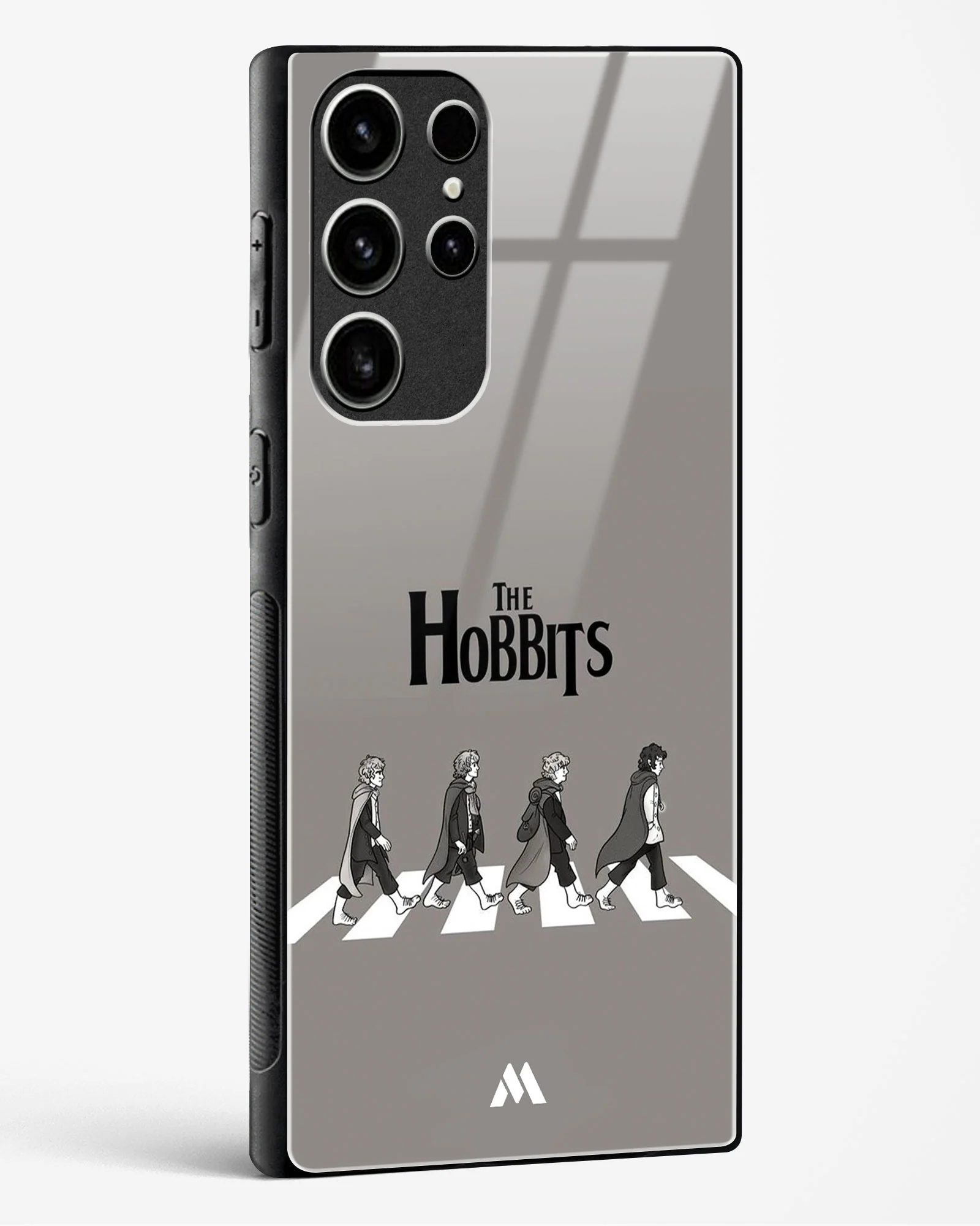 Hobbits at the Abbey Road Crossing Glass Case Phone Cover (Samsung) - Image 206