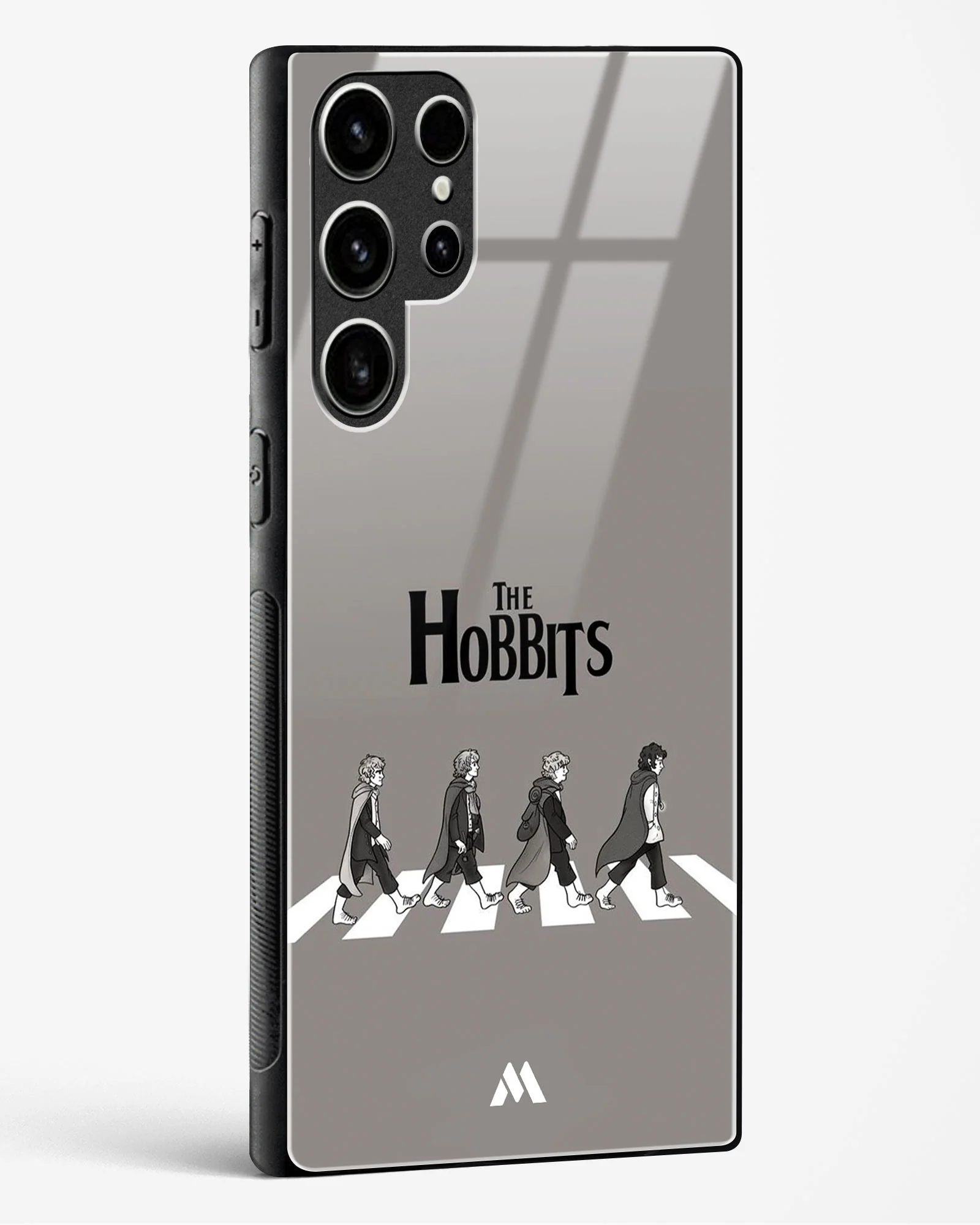 Hobbits at the Abbey Road Crossing Glass Case Phone Cover (Samsung) - Image 214