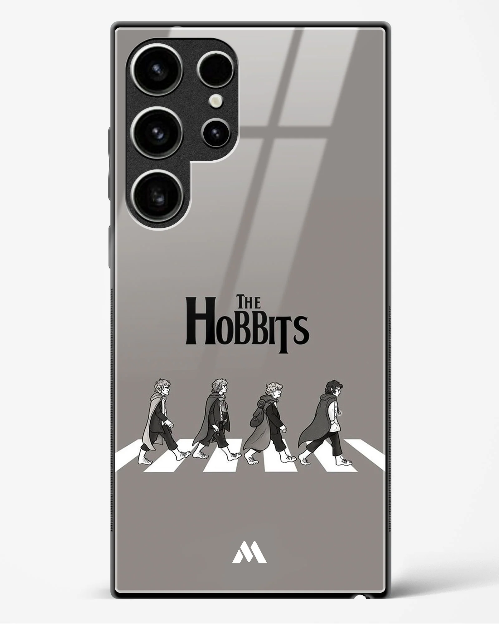 Hobbits at the Abbey Road Crossing Glass Case Phone Cover (Samsung) - Image 223