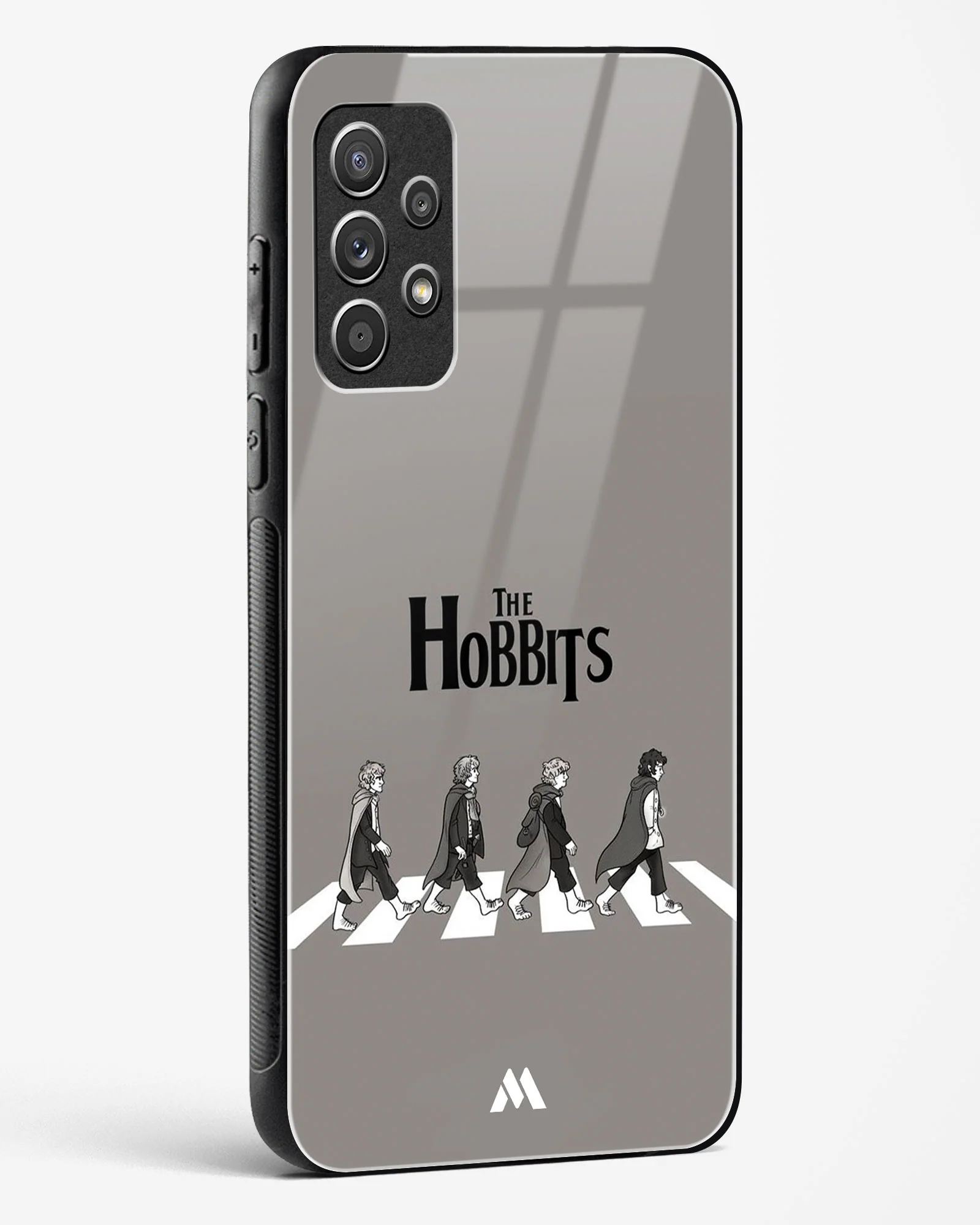 Hobbits at the Abbey Road Crossing Glass Case Phone Cover (Samsung) - Image 32