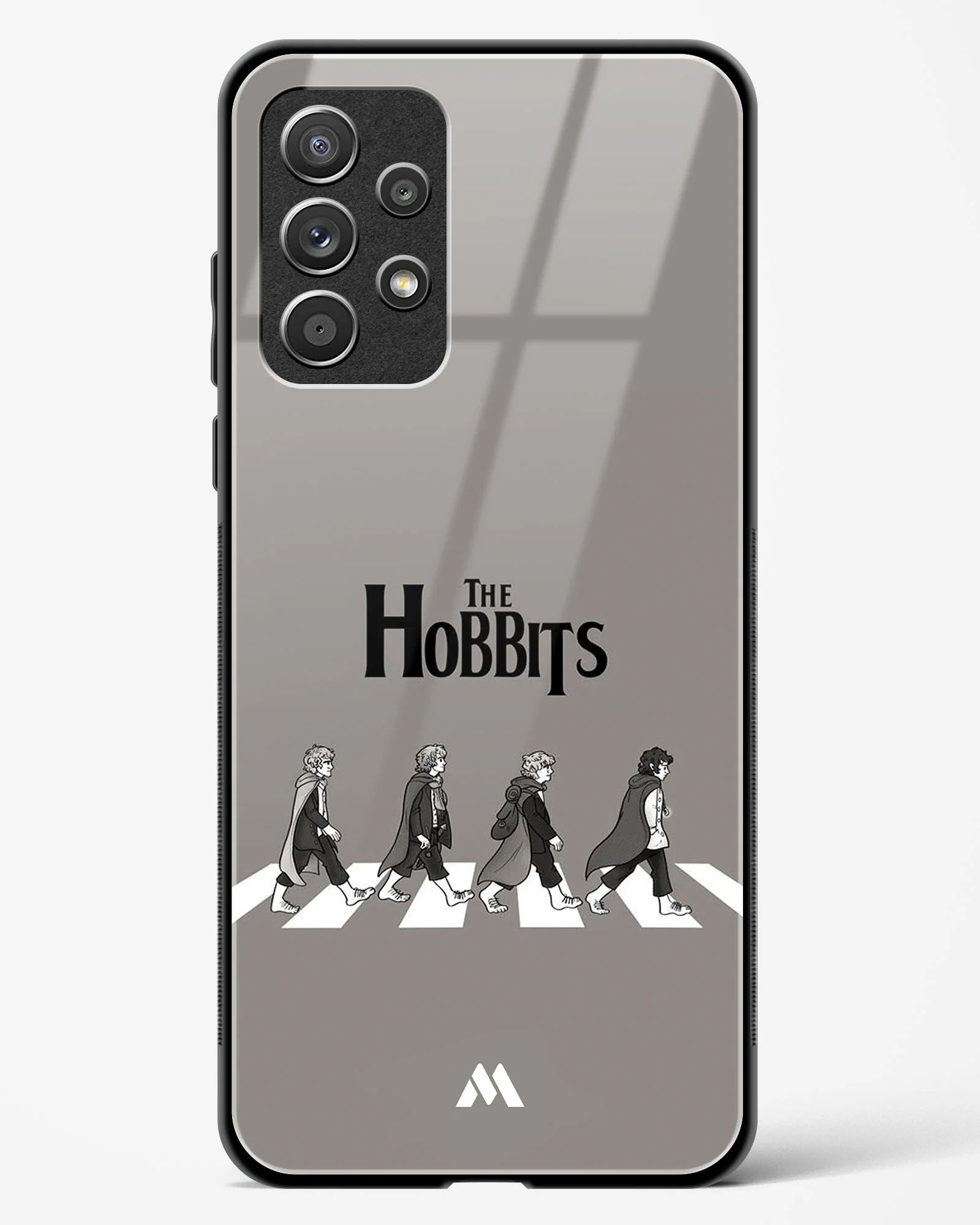 Hobbits at the Abbey Road Crossing Glass Case Phone Cover (Samsung) - Image 45
