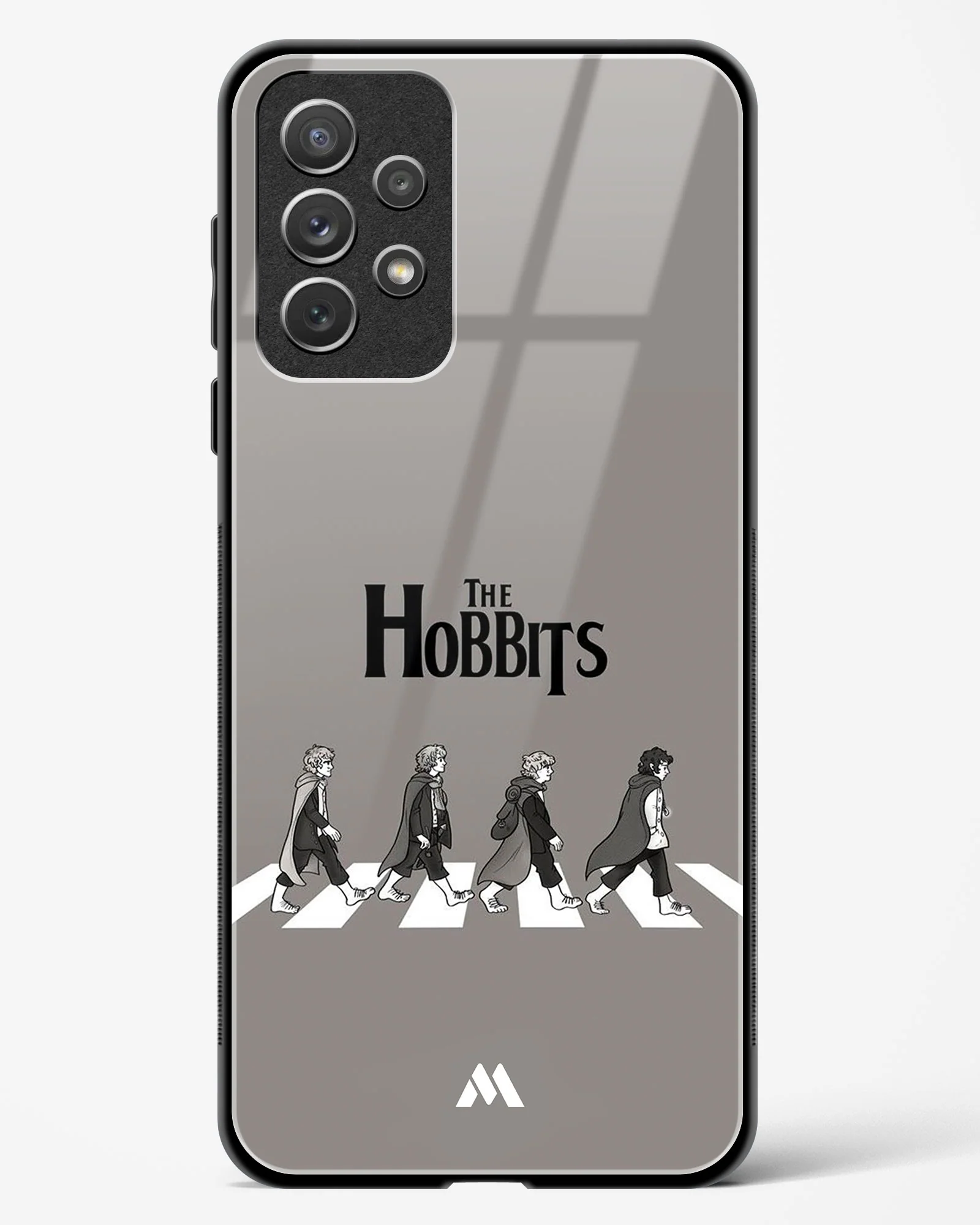 Hobbits at the Abbey Road Crossing Glass Case Phone Cover (Samsung) - Image 77