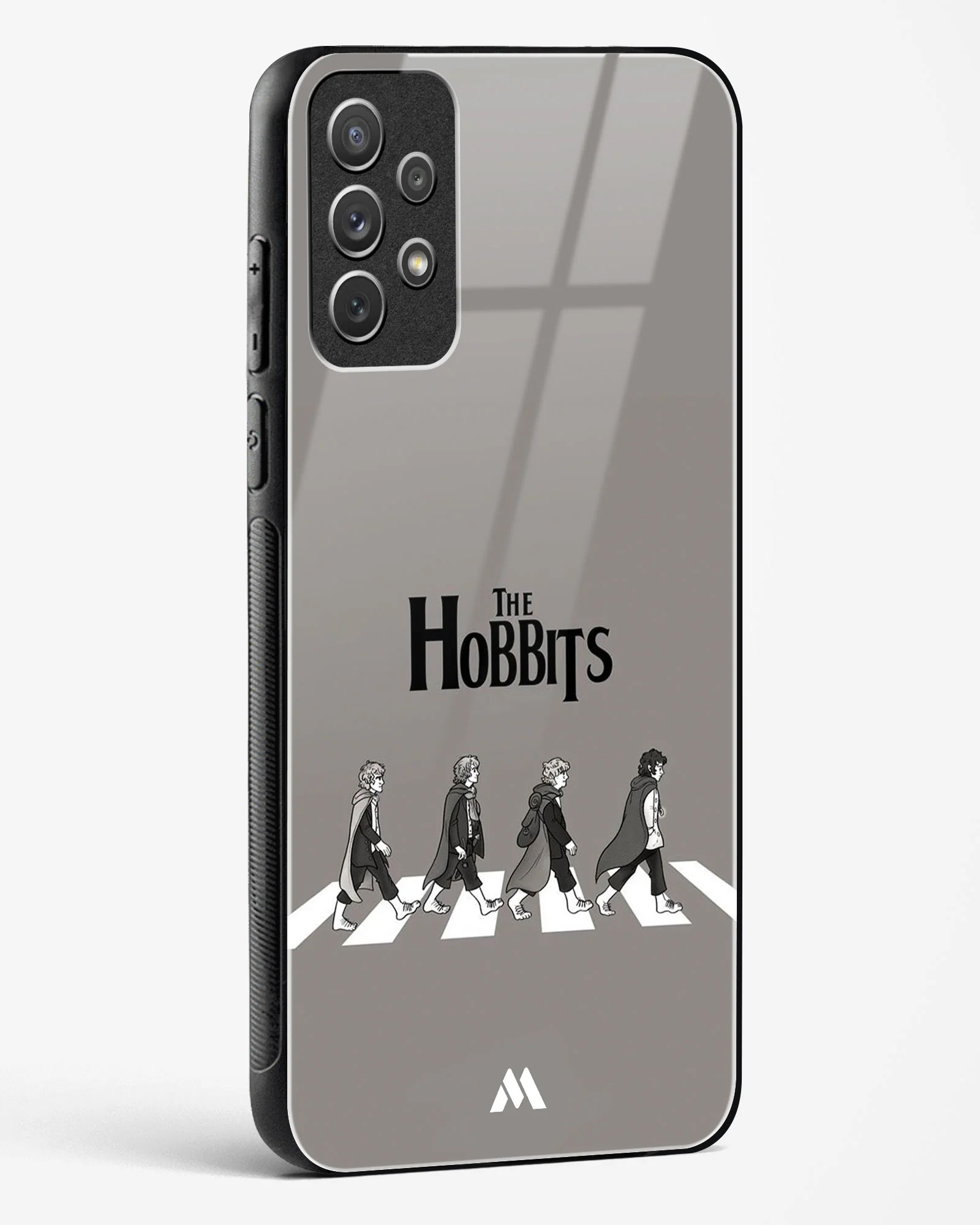 Hobbits at the Abbey Road Crossing Glass Case Phone Cover (Samsung) - Image 78