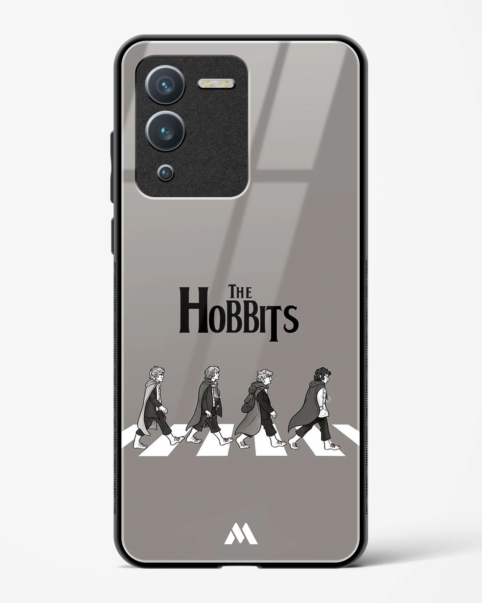 Hobbits at the Abbey Road Crossing Glass Case Phone Cover (Vivo) - Image 101