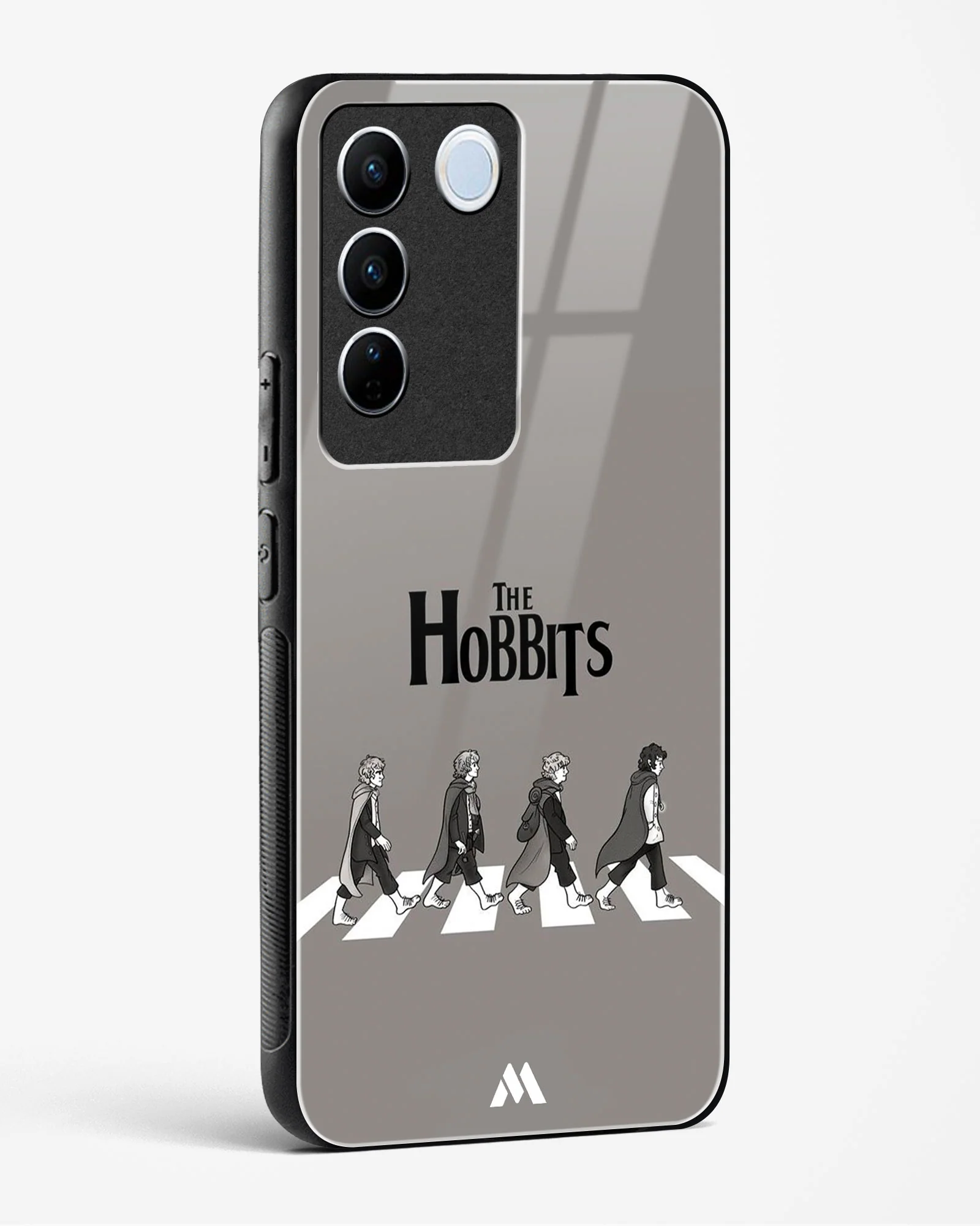 Hobbits at the Abbey Road Crossing Glass Case Phone Cover (Vivo) - Image 106
