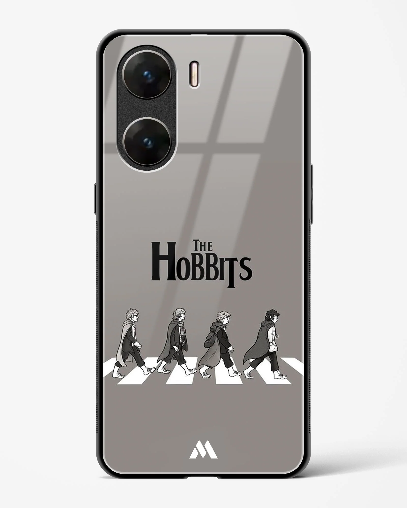 Hobbits at the Abbey Road Crossing Glass Case Phone Cover (Vivo) - Image 111
