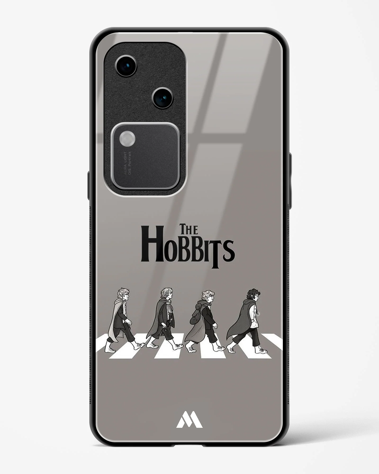 Hobbits at the Abbey Road Crossing Glass Case Phone Cover (Vivo) - Image 113