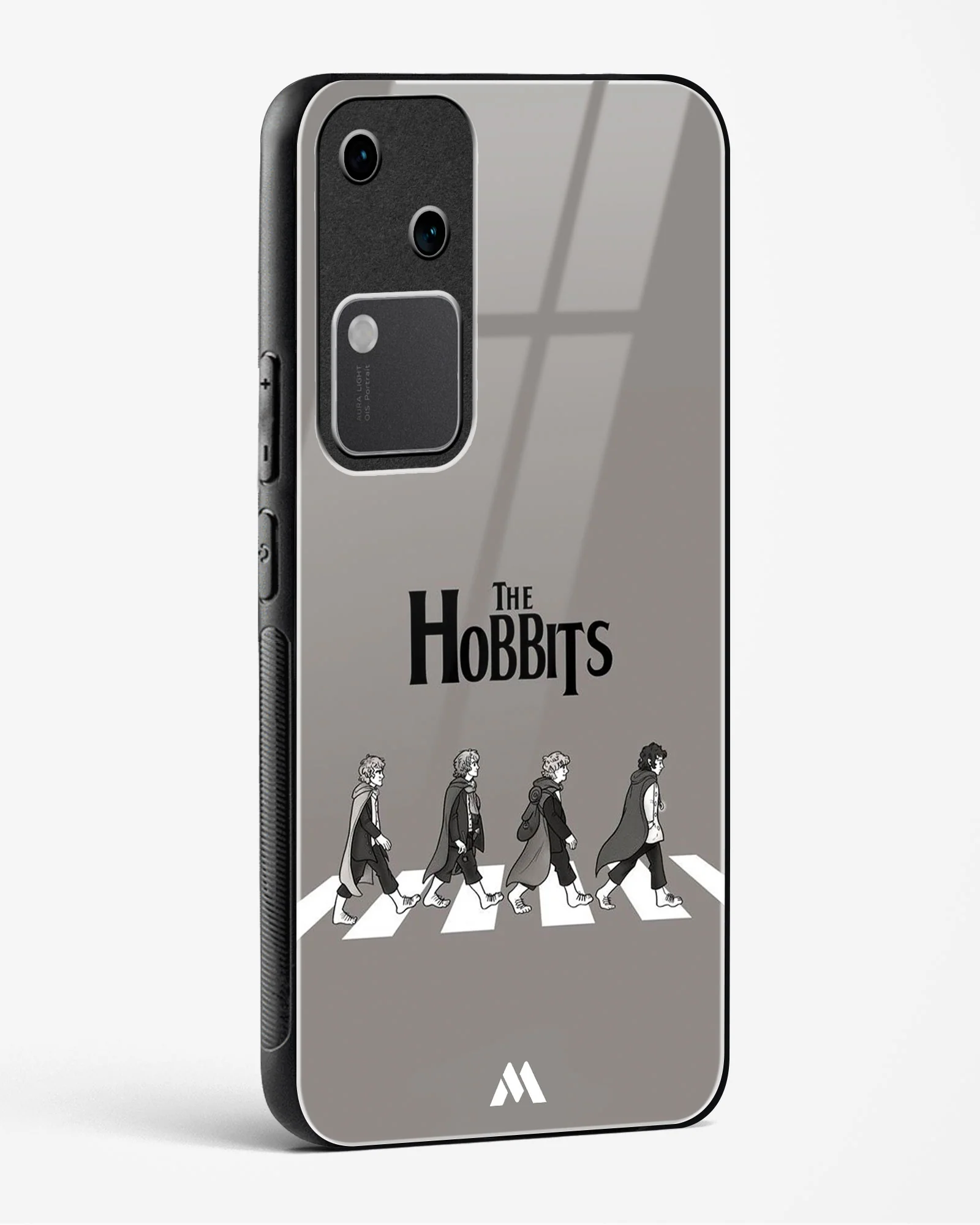 Hobbits at the Abbey Road Crossing Glass Case Phone Cover (Vivo) - Image 114