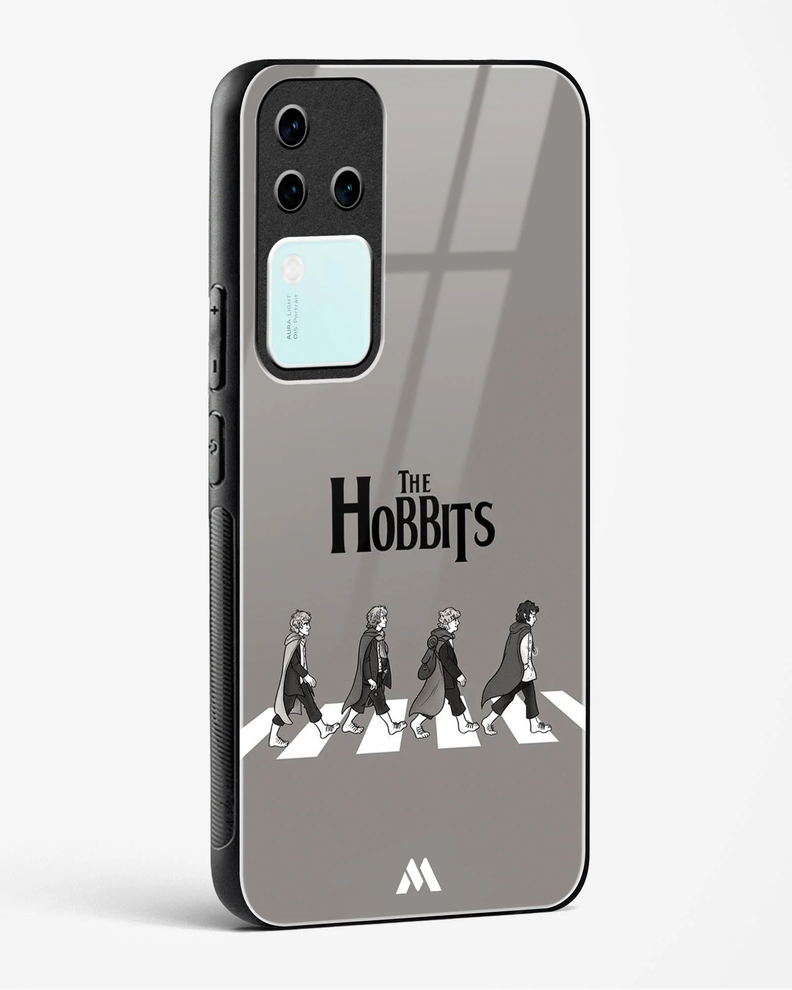 Hobbits at the Abbey Road Crossing Glass Case Phone Cover (Vivo) - Image 116