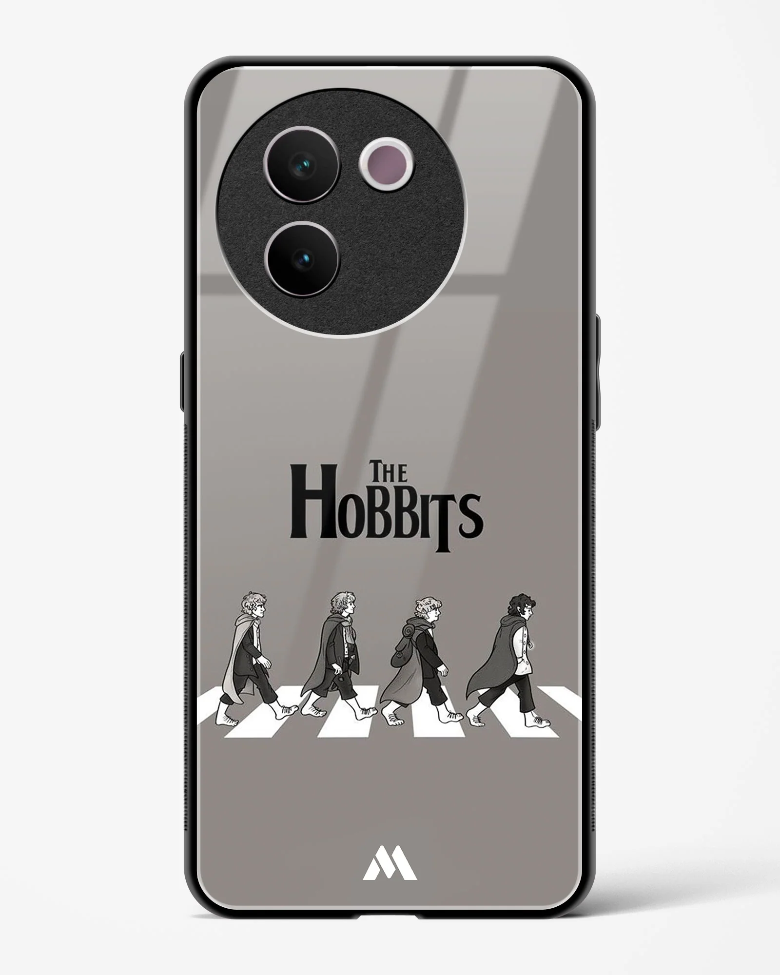 Hobbits at the Abbey Road Crossing Glass Case Phone Cover (Vivo) - Image 117