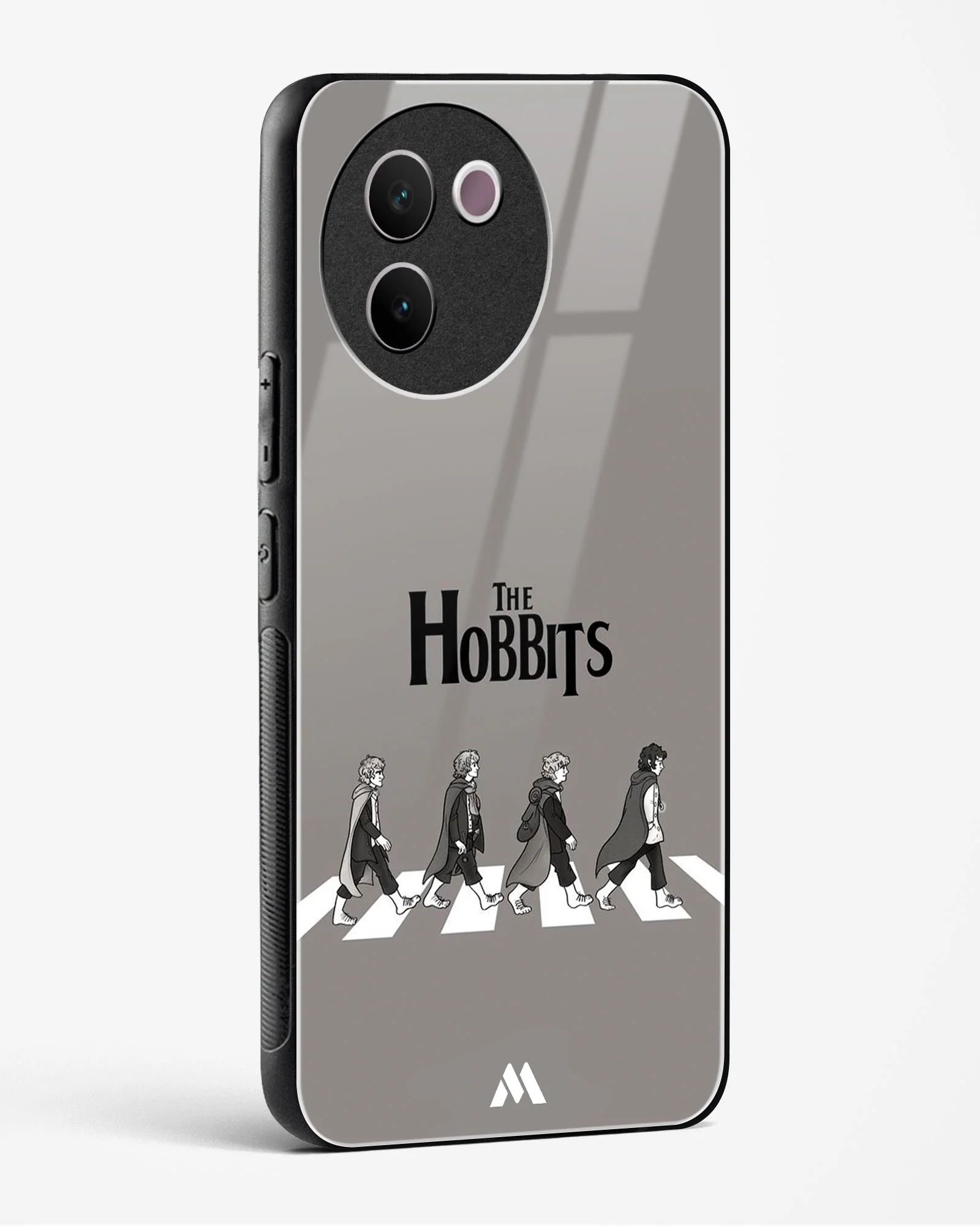 Hobbits at the Abbey Road Crossing Glass Case Phone Cover (Vivo) - Image 118