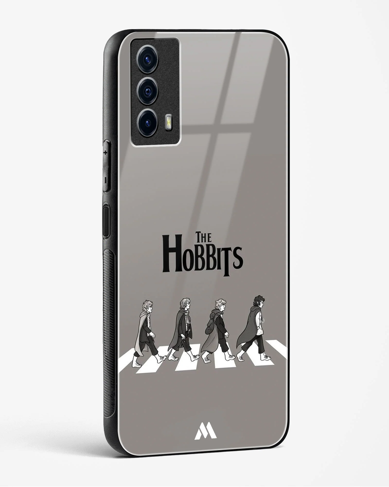 Hobbits at the Abbey Road Crossing Glass Case Phone Cover (Vivo) - Image 12