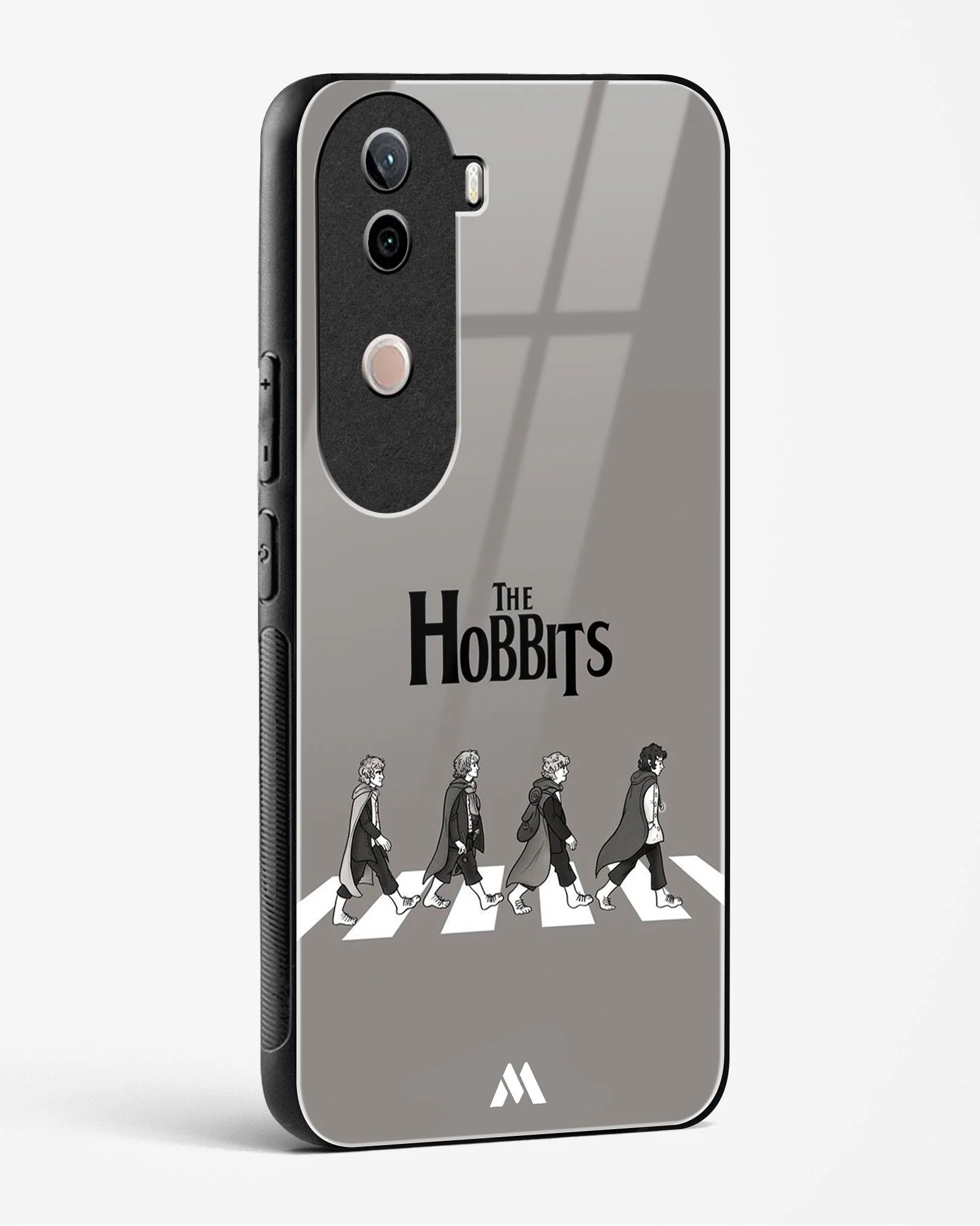 Hobbits at the Abbey Road Crossing Glass Case Phone Cover (Vivo) - Image 124
