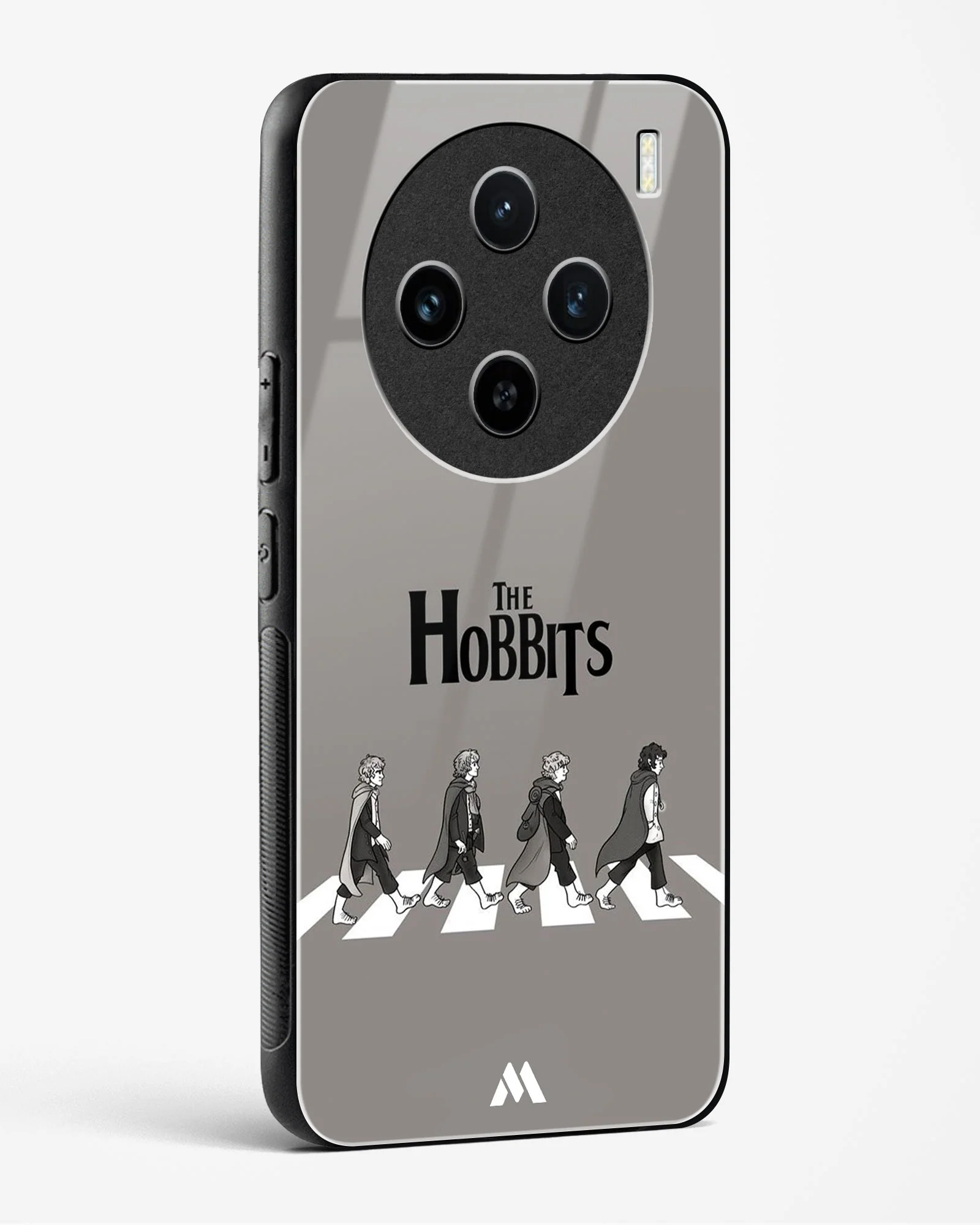 Hobbits at the Abbey Road Crossing Glass Case Phone Cover (Vivo) - Image 126
