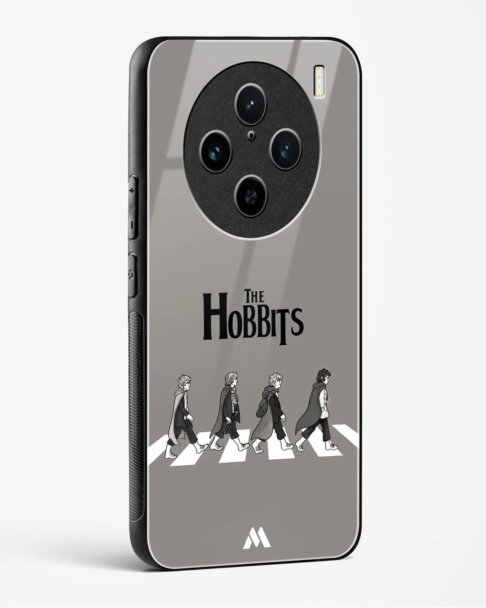 Hobbits at the Abbey Road Crossing Glass Case Phone Cover (Vivo) - Image 128