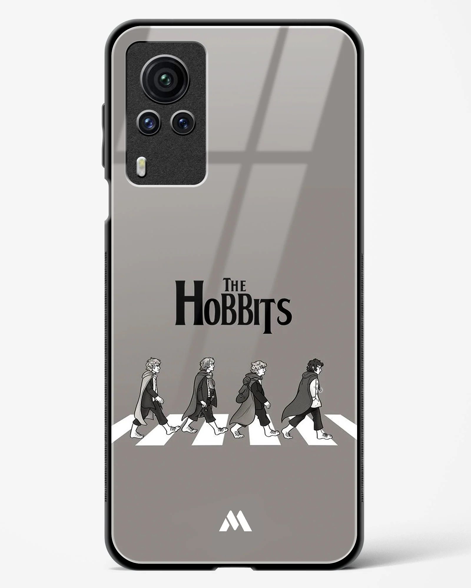 Hobbits at the Abbey Road Crossing Glass Case Phone Cover (Vivo) - Image 131
