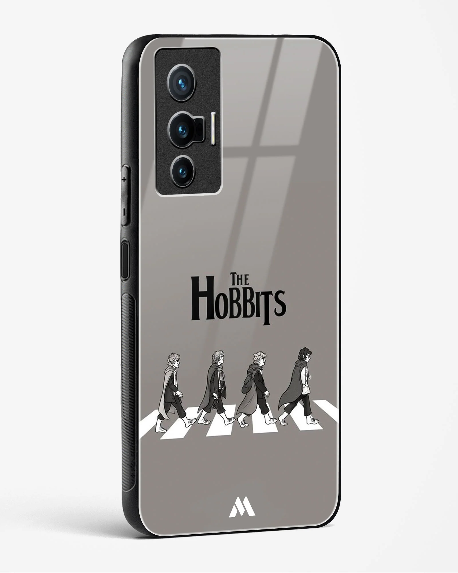 Hobbits at the Abbey Road Crossing Glass Case Phone Cover (Vivo) - Image 134
