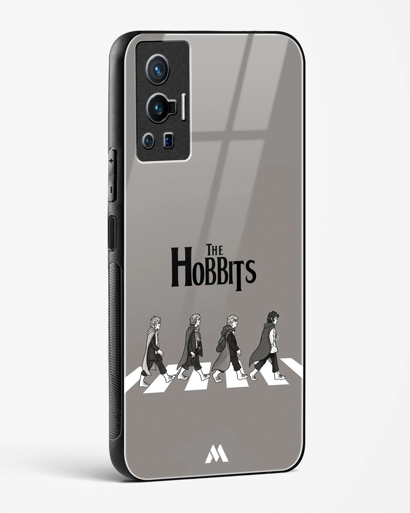 Hobbits at the Abbey Road Crossing Glass Case Phone Cover (Vivo) - Image 136