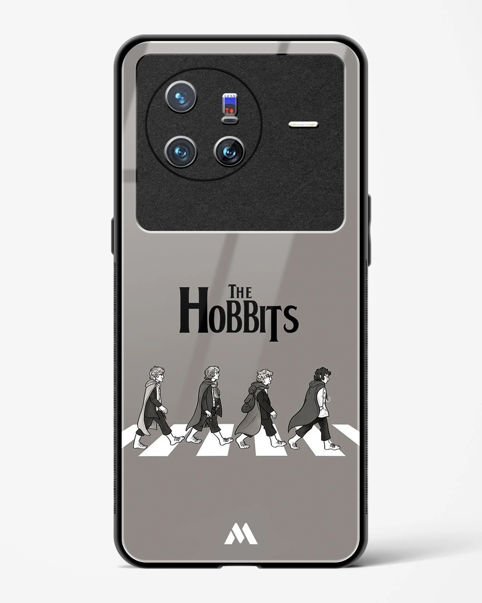Hobbits at the Abbey Road Crossing Glass Case Phone Cover (Vivo) - Image 137