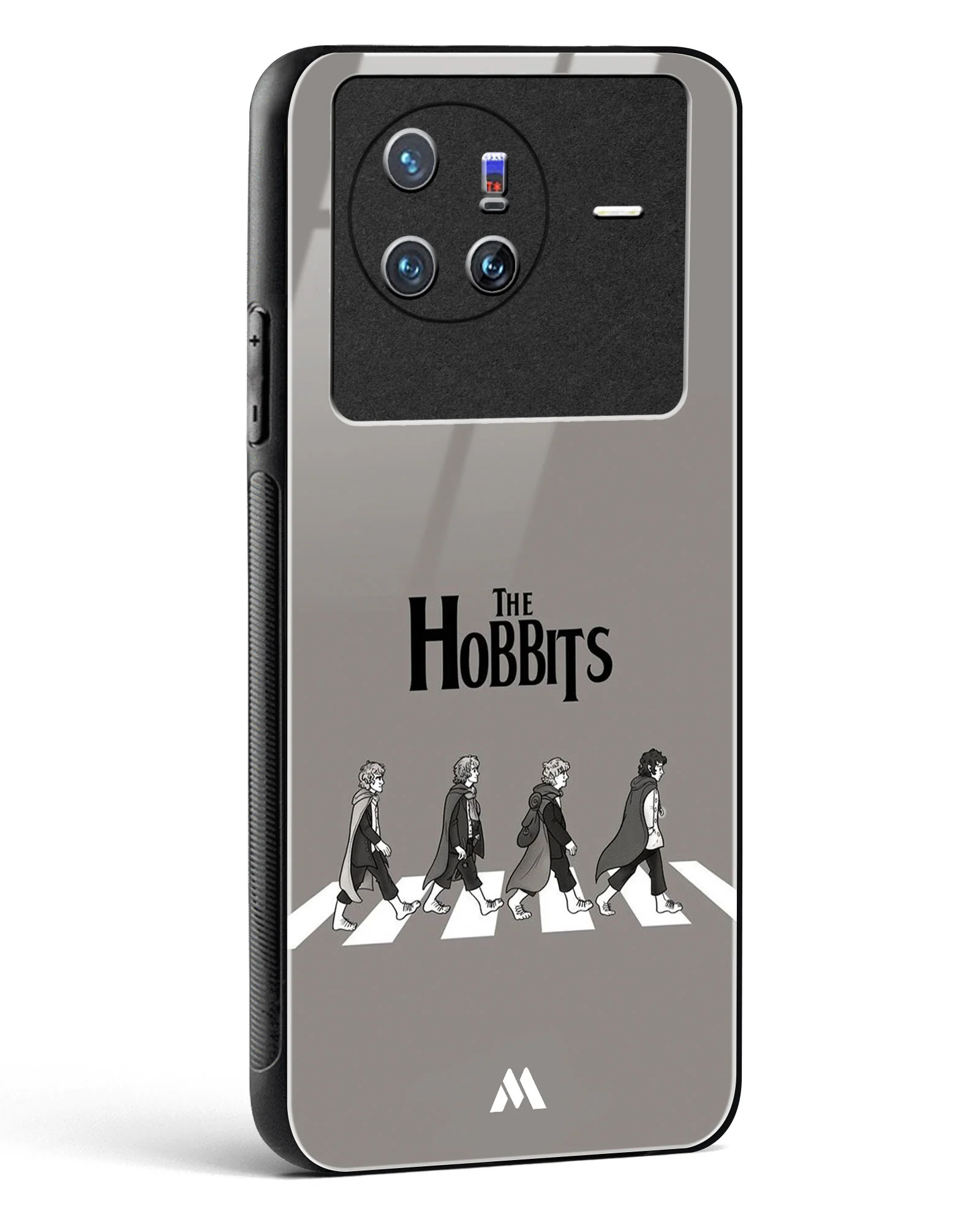 Hobbits at the Abbey Road Crossing Glass Case Phone Cover (Vivo) - Image 138