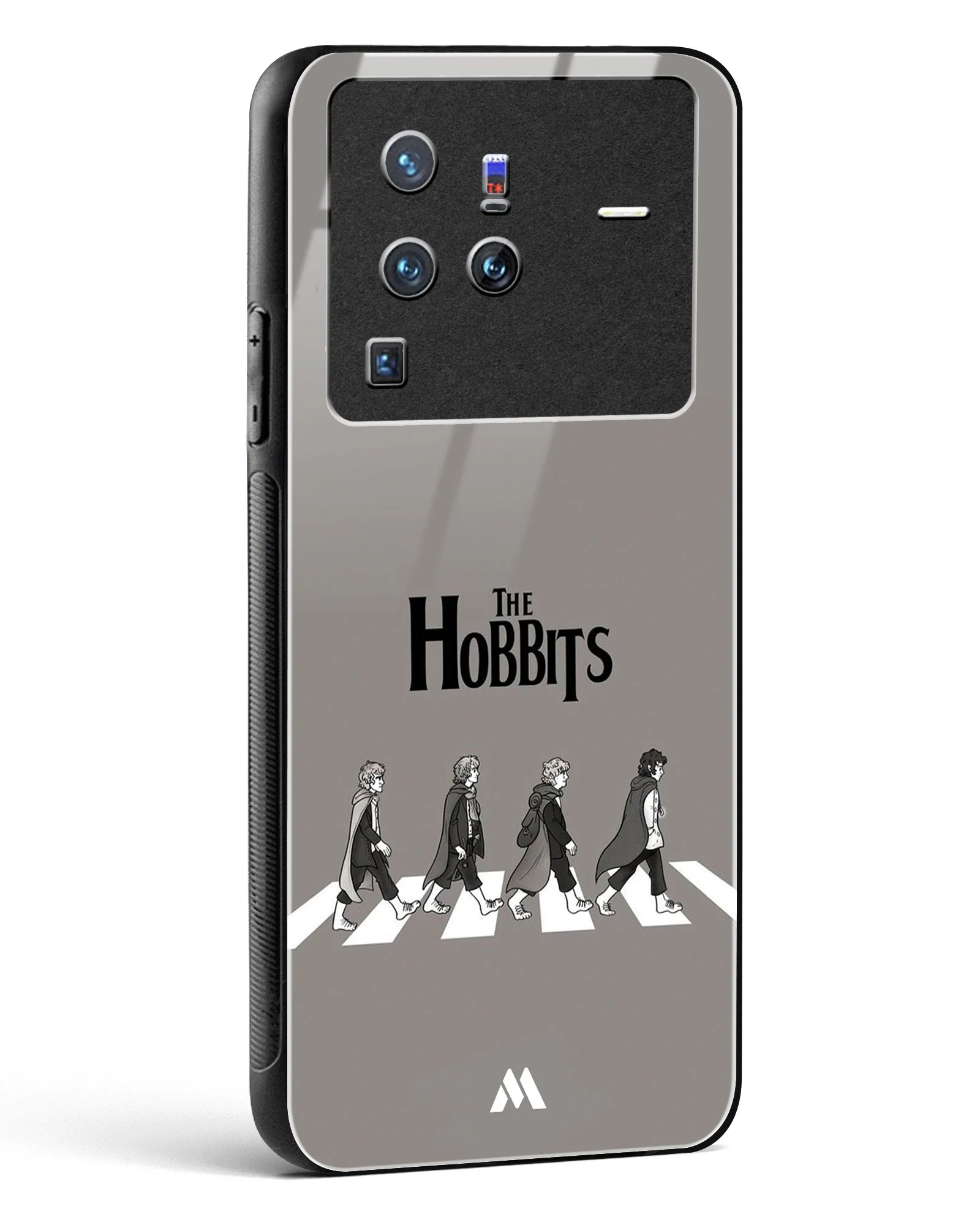 Hobbits at the Abbey Road Crossing Glass Case Phone Cover (Vivo) - Image 140