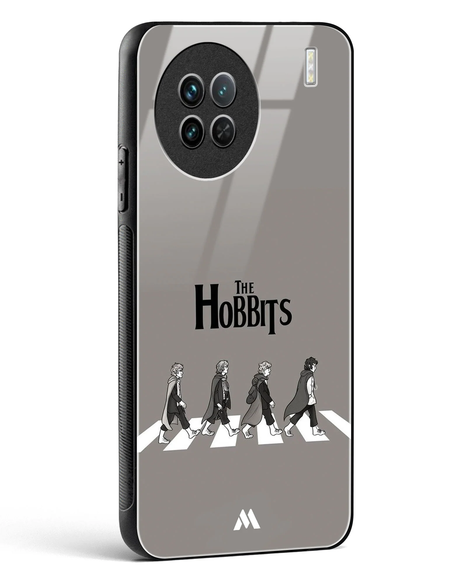 Hobbits at the Abbey Road Crossing Glass Case Phone Cover (Vivo) - Image 142