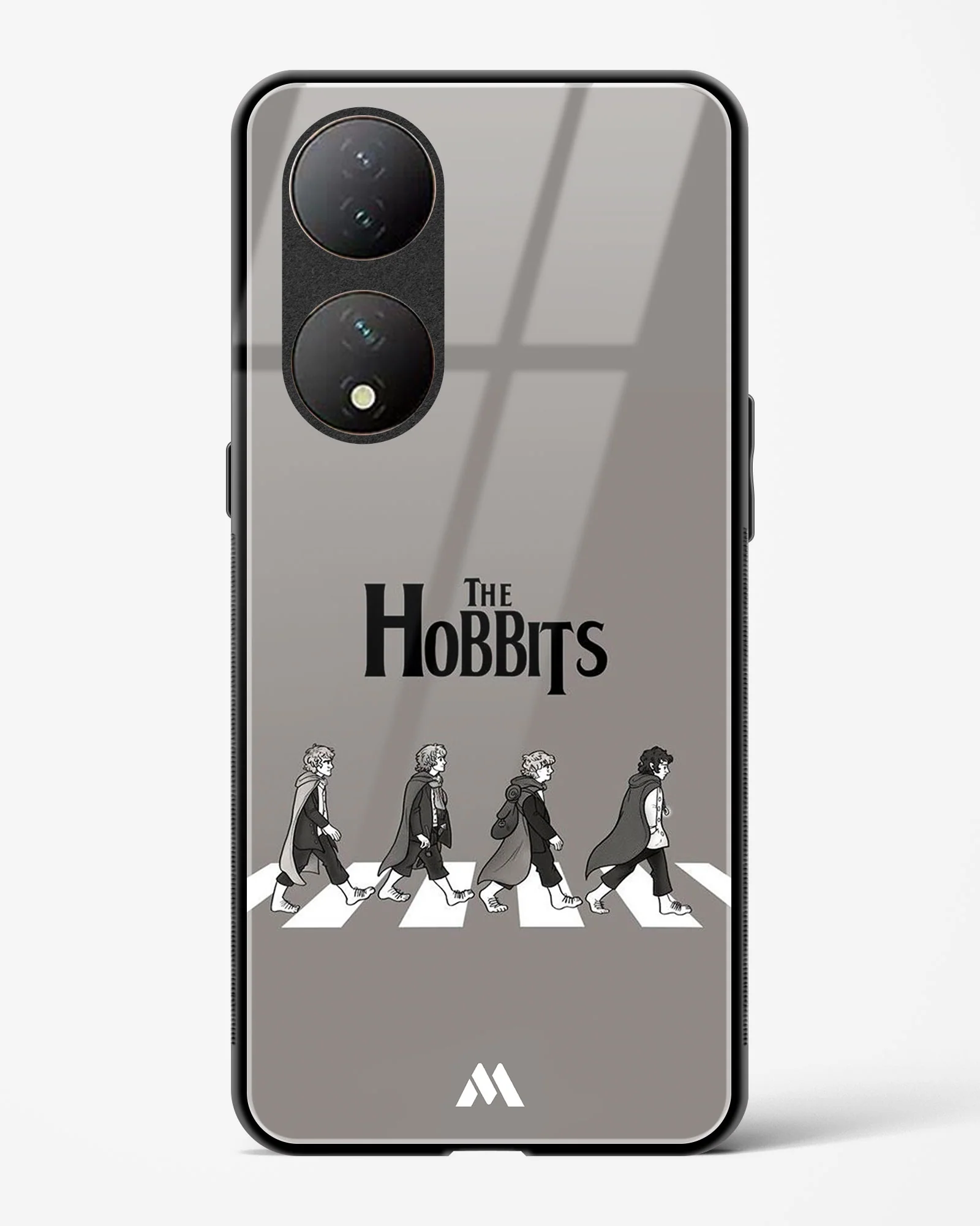 Hobbits at the Abbey Road Crossing Glass Case Phone Cover (Vivo) - Image 145