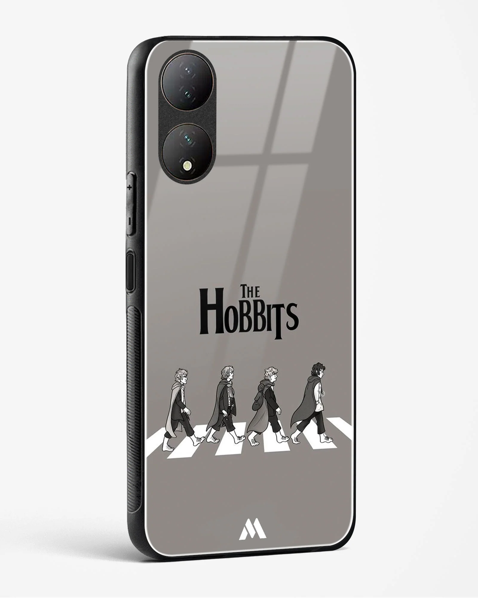 Hobbits at the Abbey Road Crossing Glass Case Phone Cover (Vivo) - Image 146