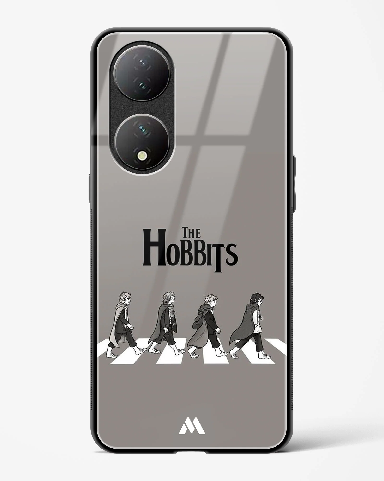 Hobbits at the Abbey Road Crossing Glass Case Phone Cover (Vivo) - Image 147