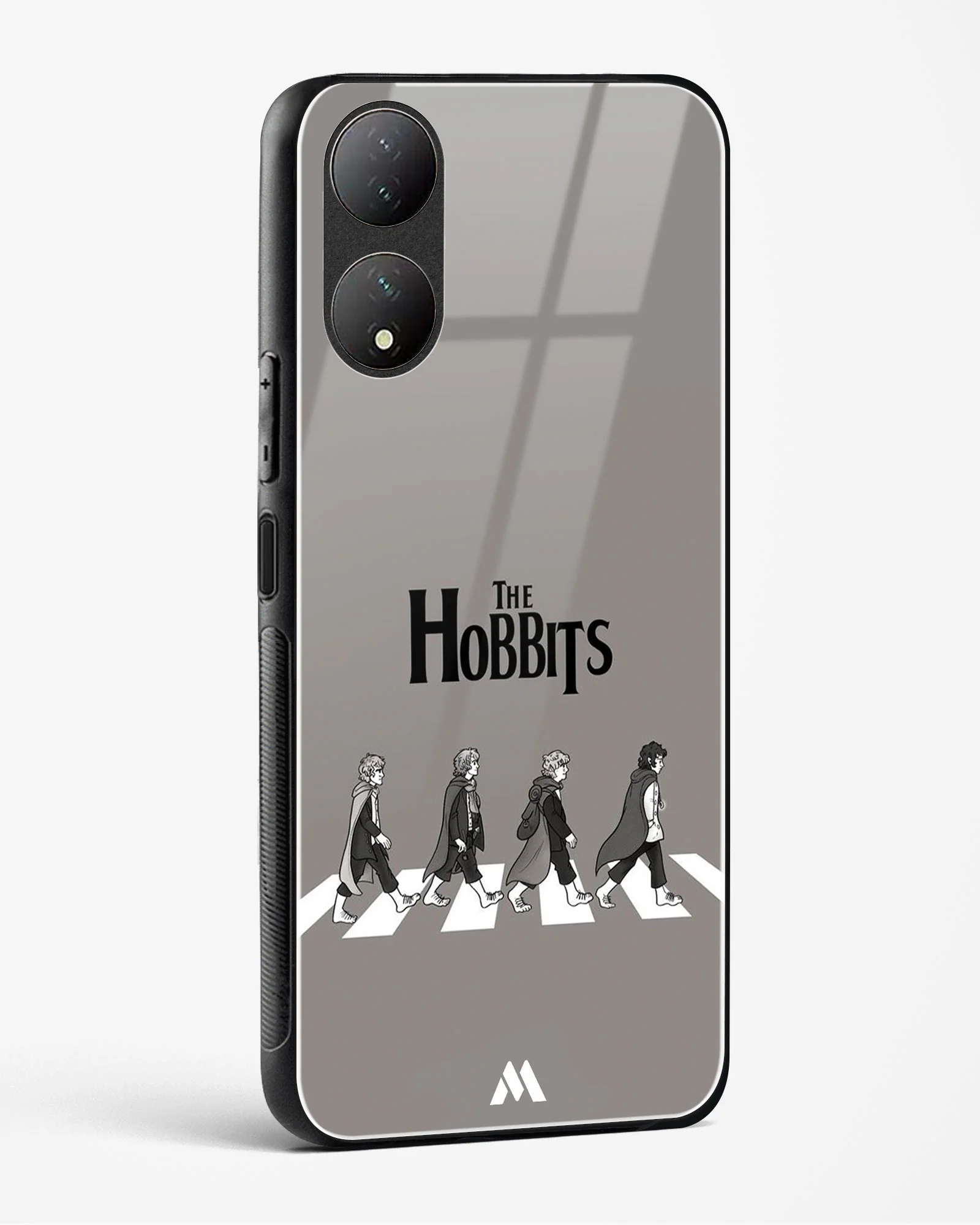 Hobbits at the Abbey Road Crossing Glass Case Phone Cover (Vivo) - Image 148