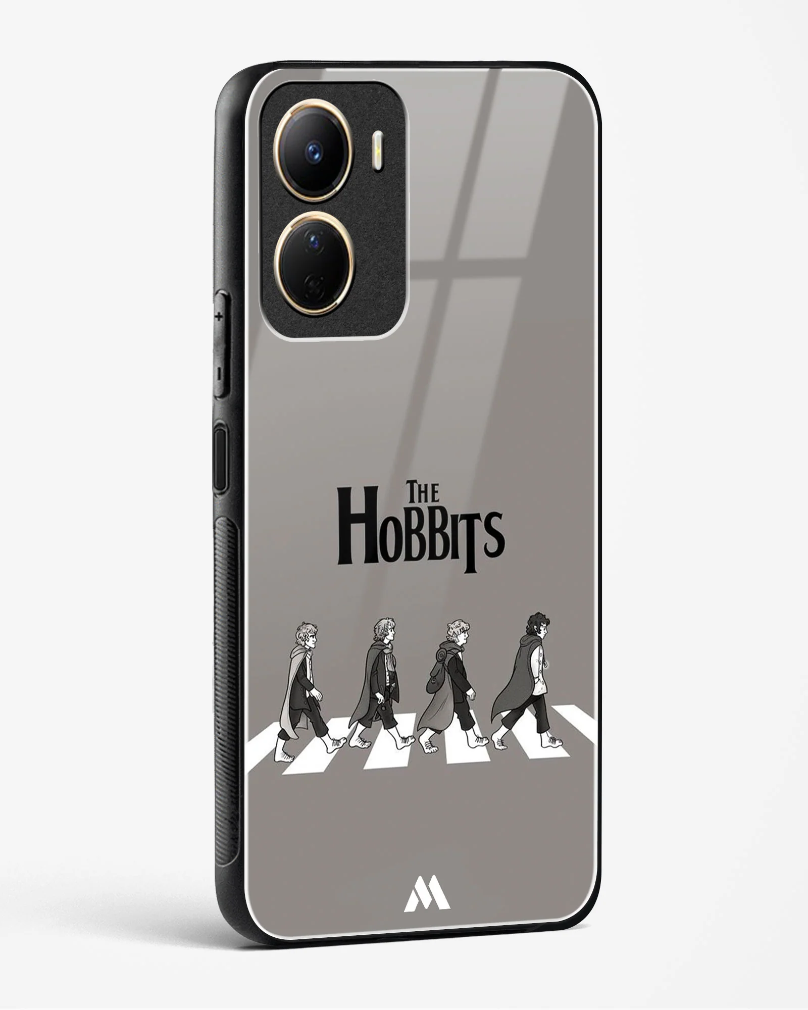 Hobbits at the Abbey Road Crossing Glass Case Phone Cover (Vivo) - Image 150