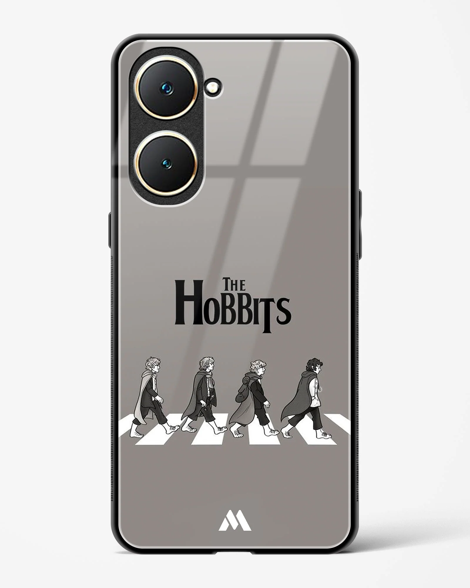 Hobbits at the Abbey Road Crossing Glass Case Phone Cover (Vivo) - Image 151