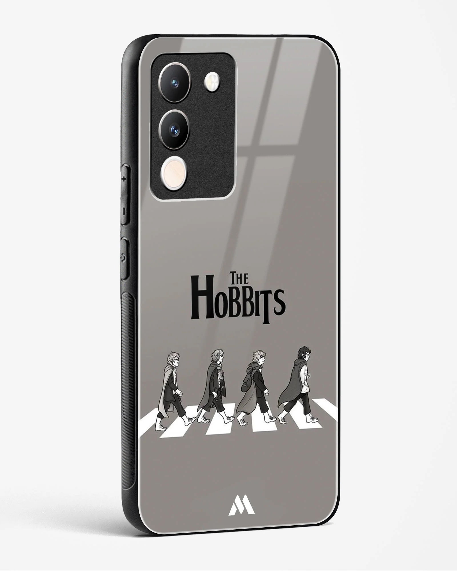 Hobbits at the Abbey Road Crossing Glass Case Phone Cover (Vivo) - Image 154