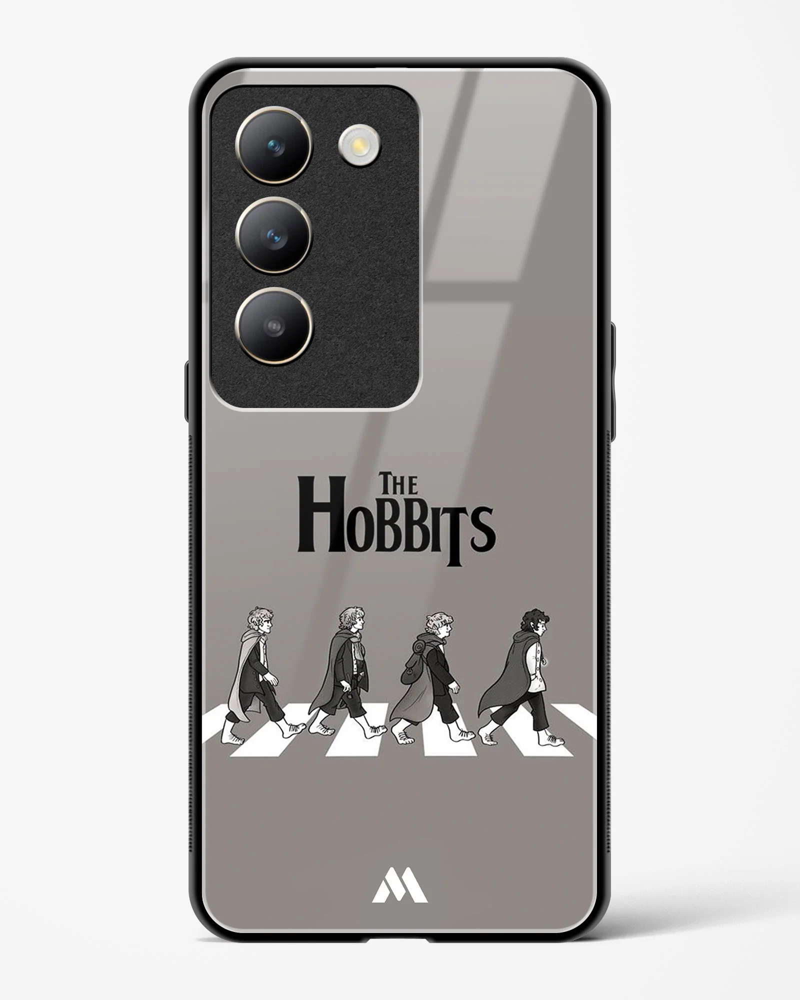 Hobbits at the Abbey Road Crossing Glass Case Phone Cover (Vivo) - Image 155