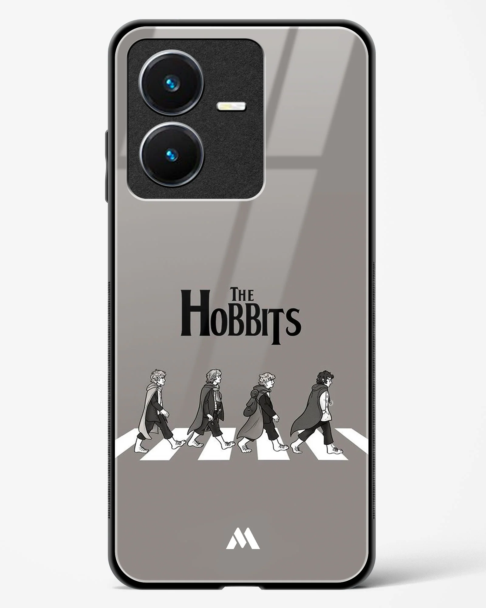 Hobbits at the Abbey Road Crossing Glass Case Phone Cover (Vivo) - Image 157