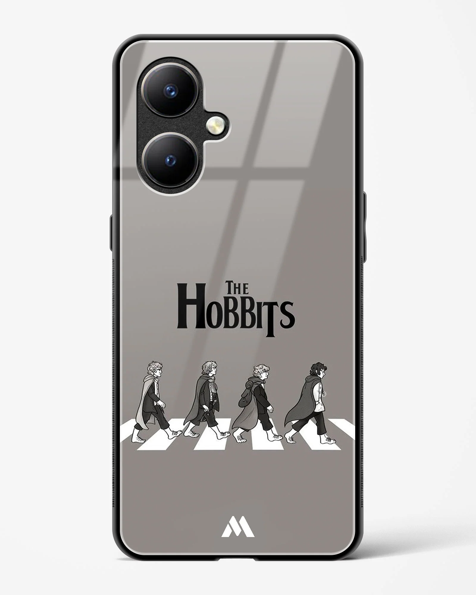 Hobbits at the Abbey Road Crossing Glass Case Phone Cover (Vivo) - Image 159
