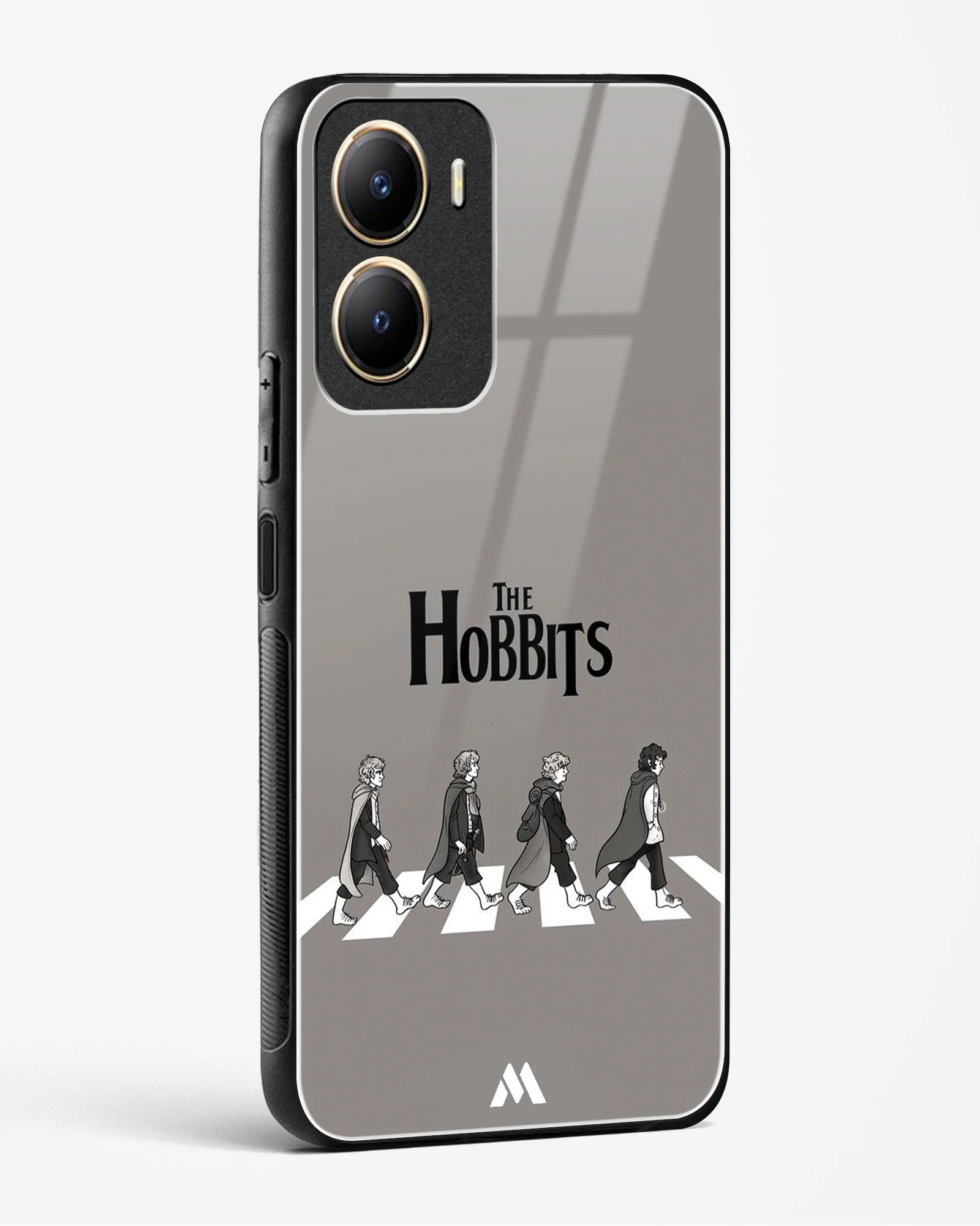 Hobbits at the Abbey Road Crossing Glass Case Phone Cover (Vivo) - Image 168