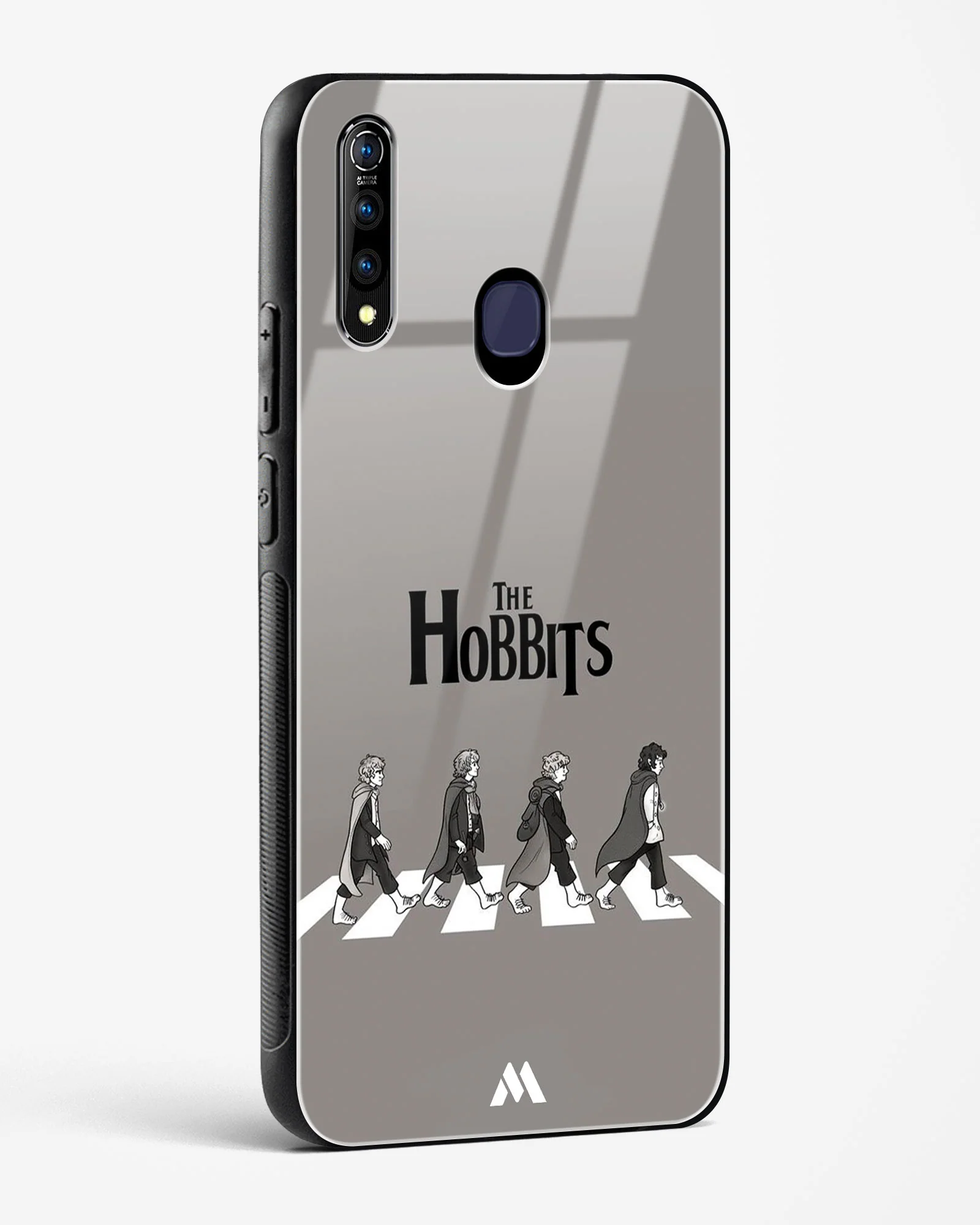 Hobbits at the Abbey Road Crossing Glass Case Phone Cover (Vivo) - Image 172