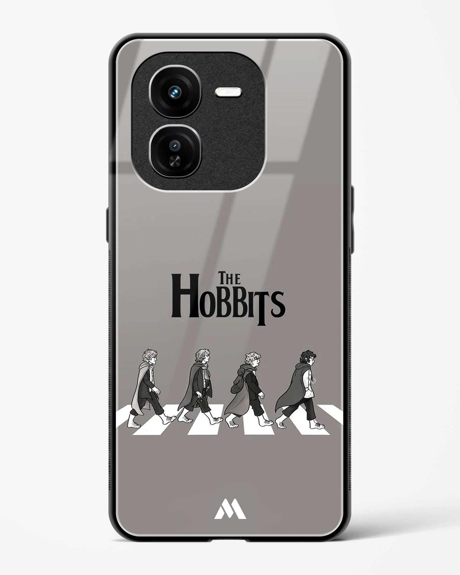 Hobbits at the Abbey Road Crossing Glass Case Phone Cover (Vivo) - Image 25