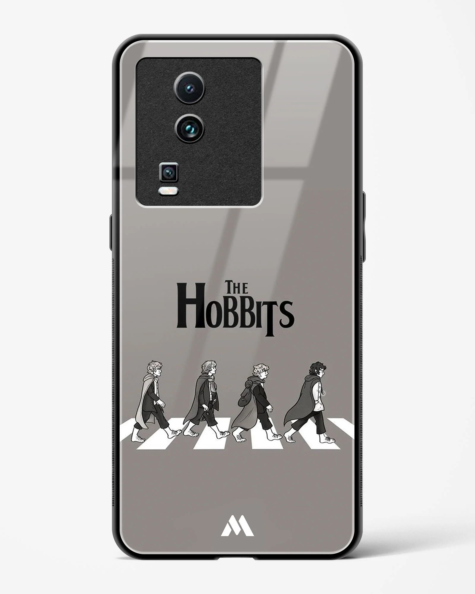 Hobbits at the Abbey Road Crossing Glass Case Phone Cover (Vivo) - Image 3