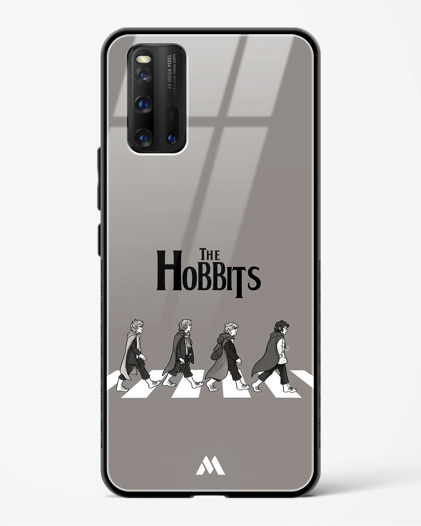 Hobbits at the Abbey Road Crossing Glass Case Phone Cover (Vivo) - Image 39