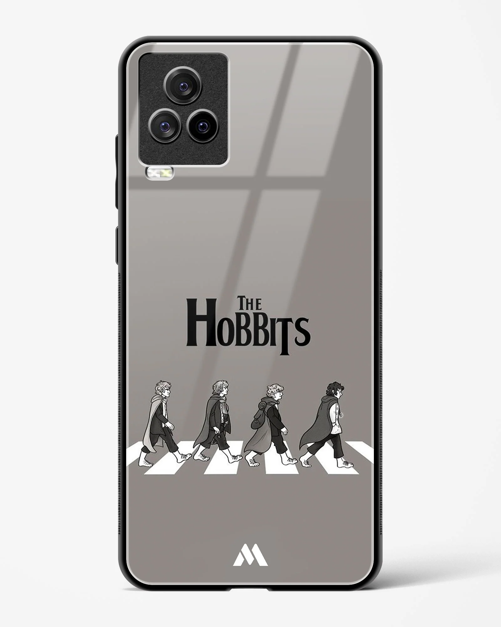 Hobbits at the Abbey Road Crossing Glass Case Phone Cover (Vivo) - Image 43