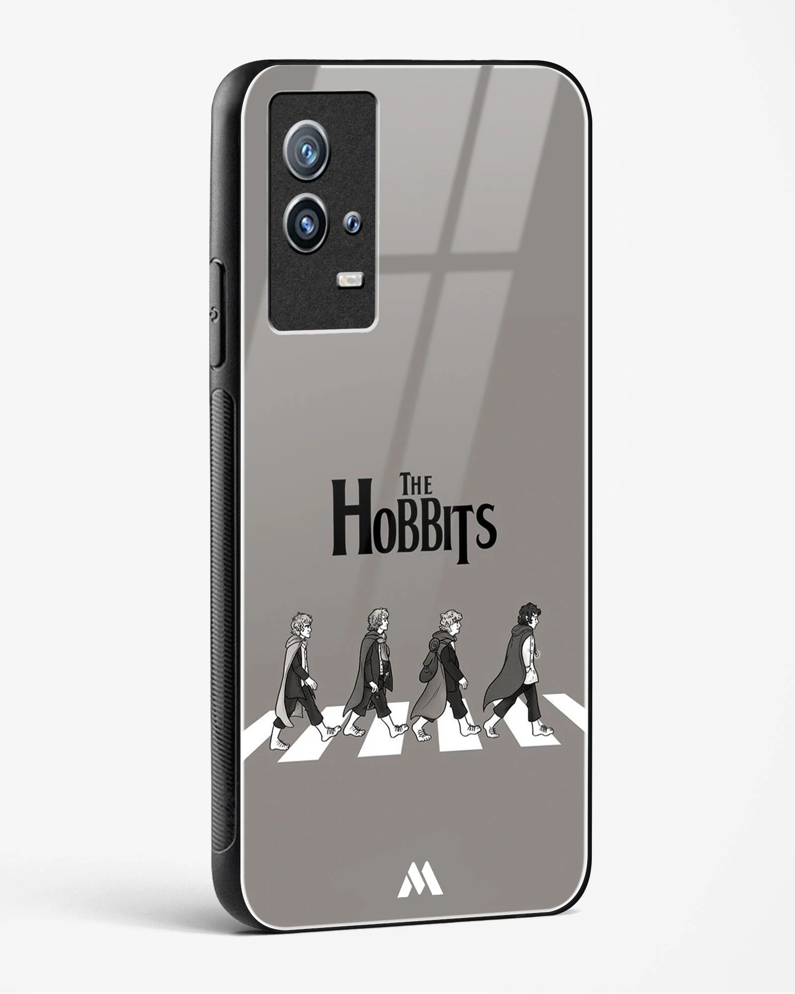 Hobbits at the Abbey Road Crossing Glass Case Phone Cover (Vivo) - Image 46