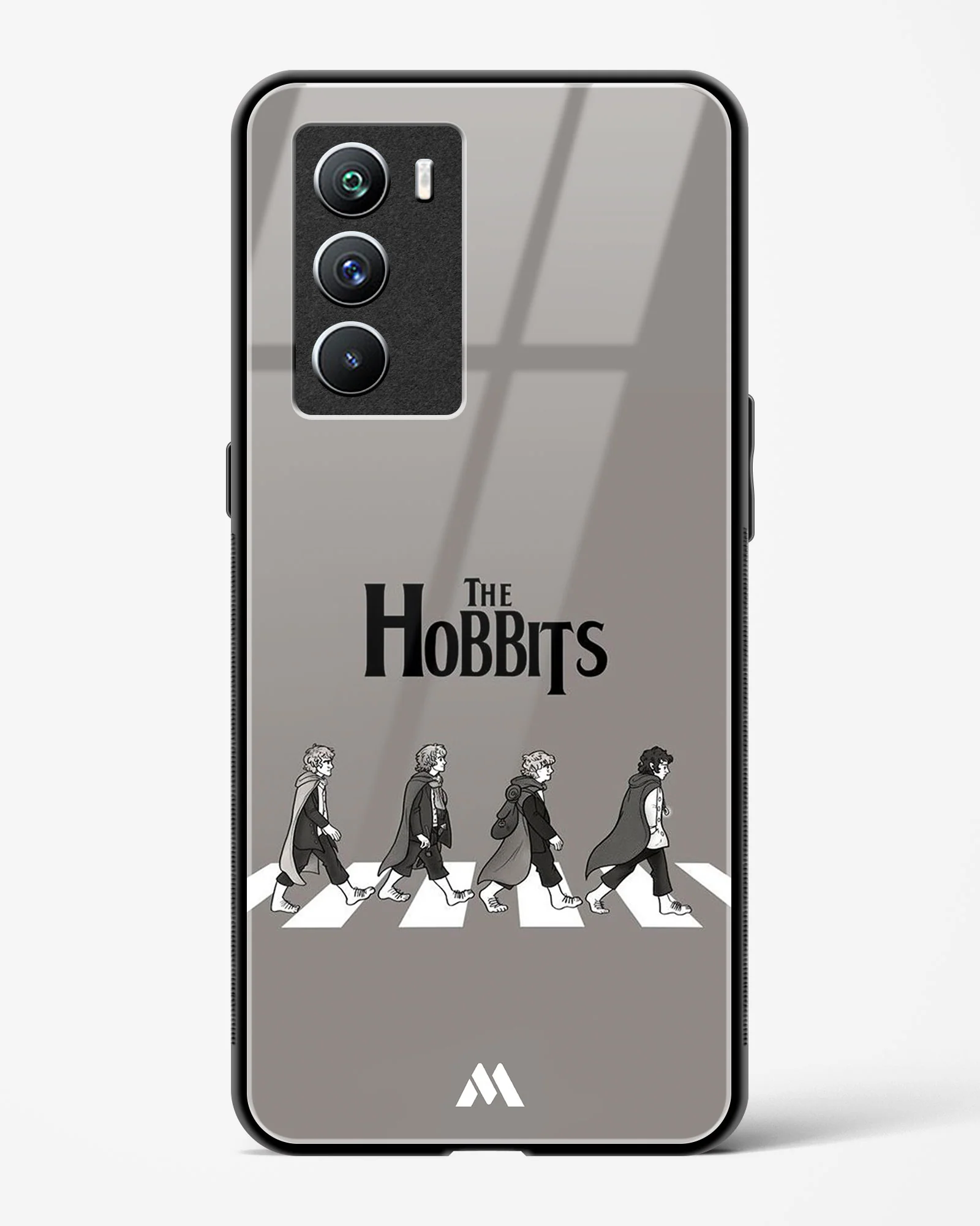 Hobbits at the Abbey Road Crossing Glass Case Phone Cover (Vivo) - Image 49